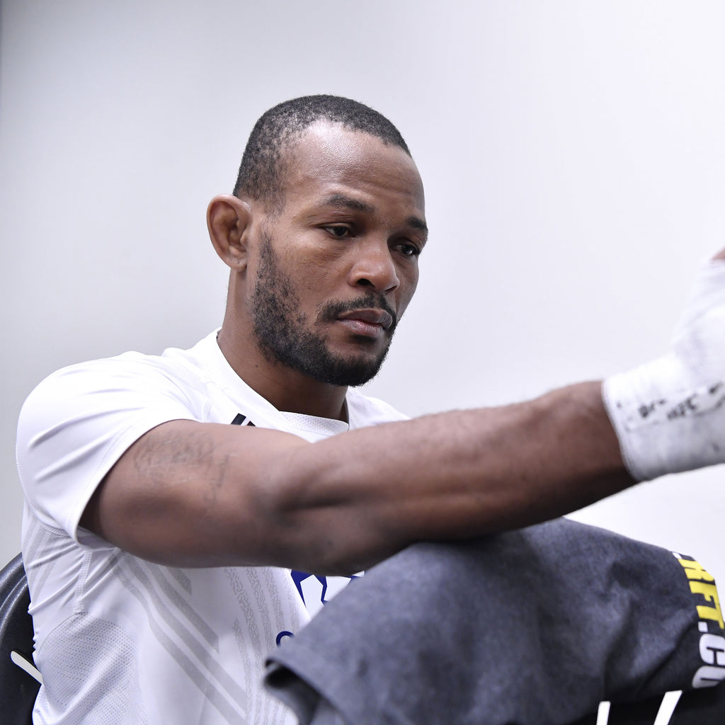 Carlston Harris autographed jersey from the Hermansson vs Strickland fight night