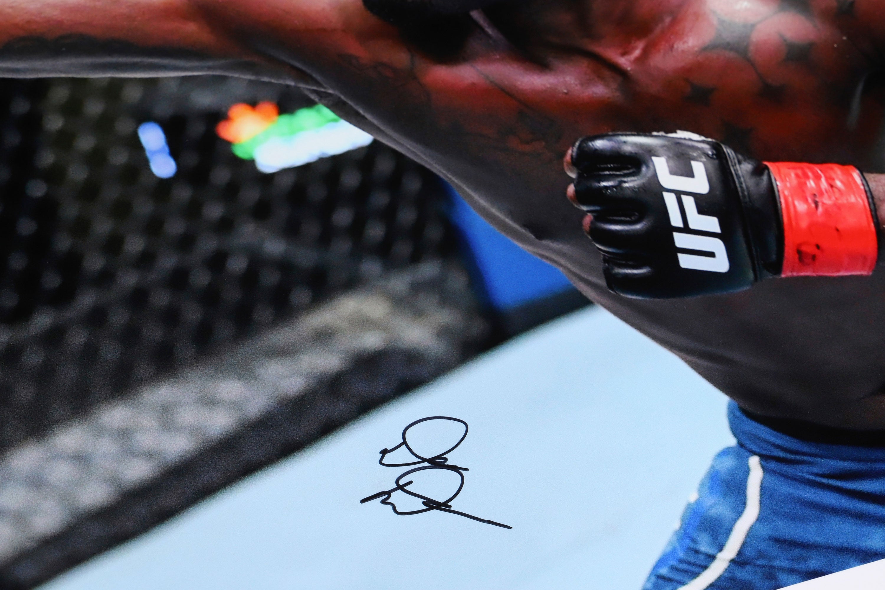 Derek Brunson Signed Photo UFC Fight Night: Brunson vs Holland