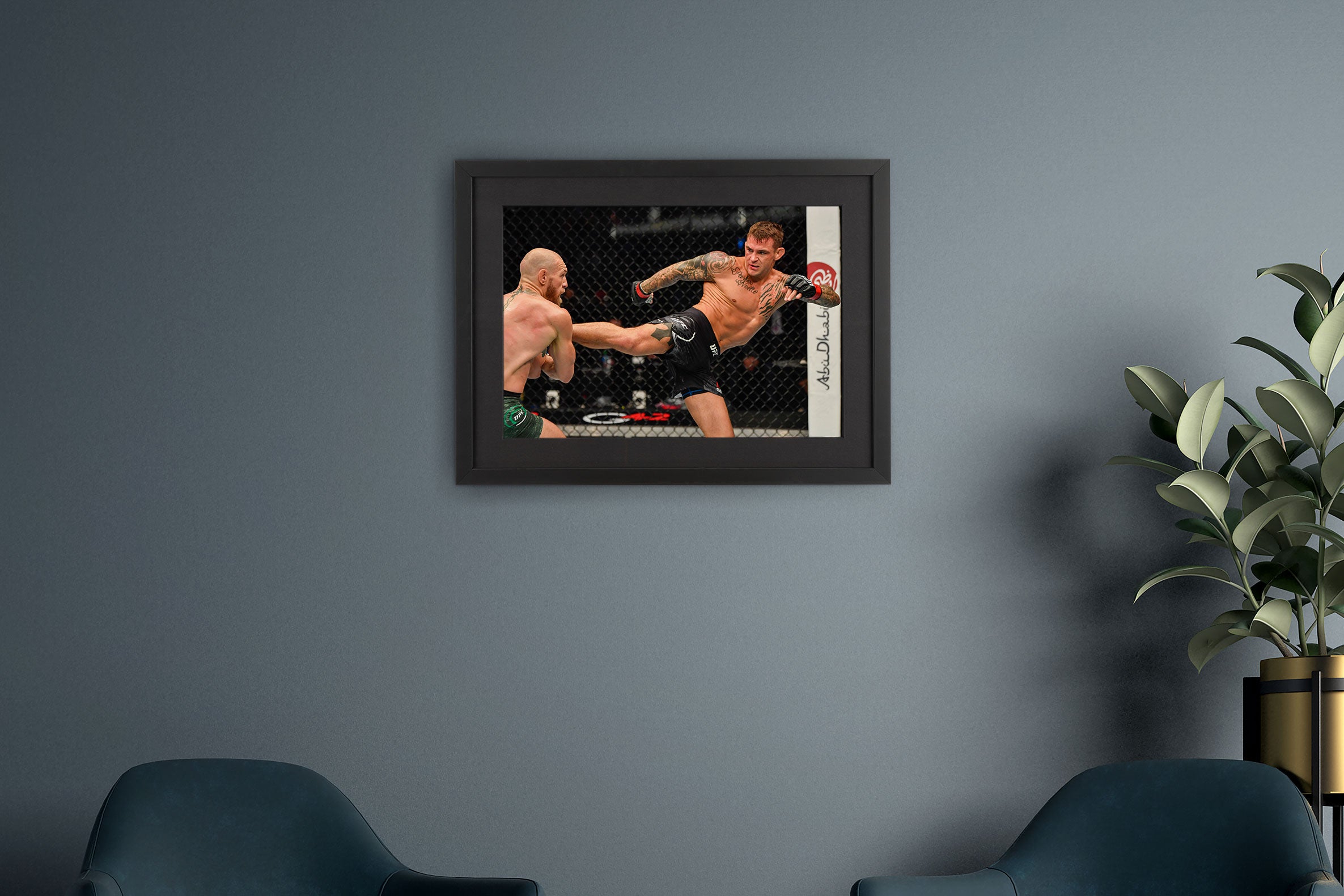 Dustin Poirier Framed Photo - UFC 257: Poirier vs McGregor 2