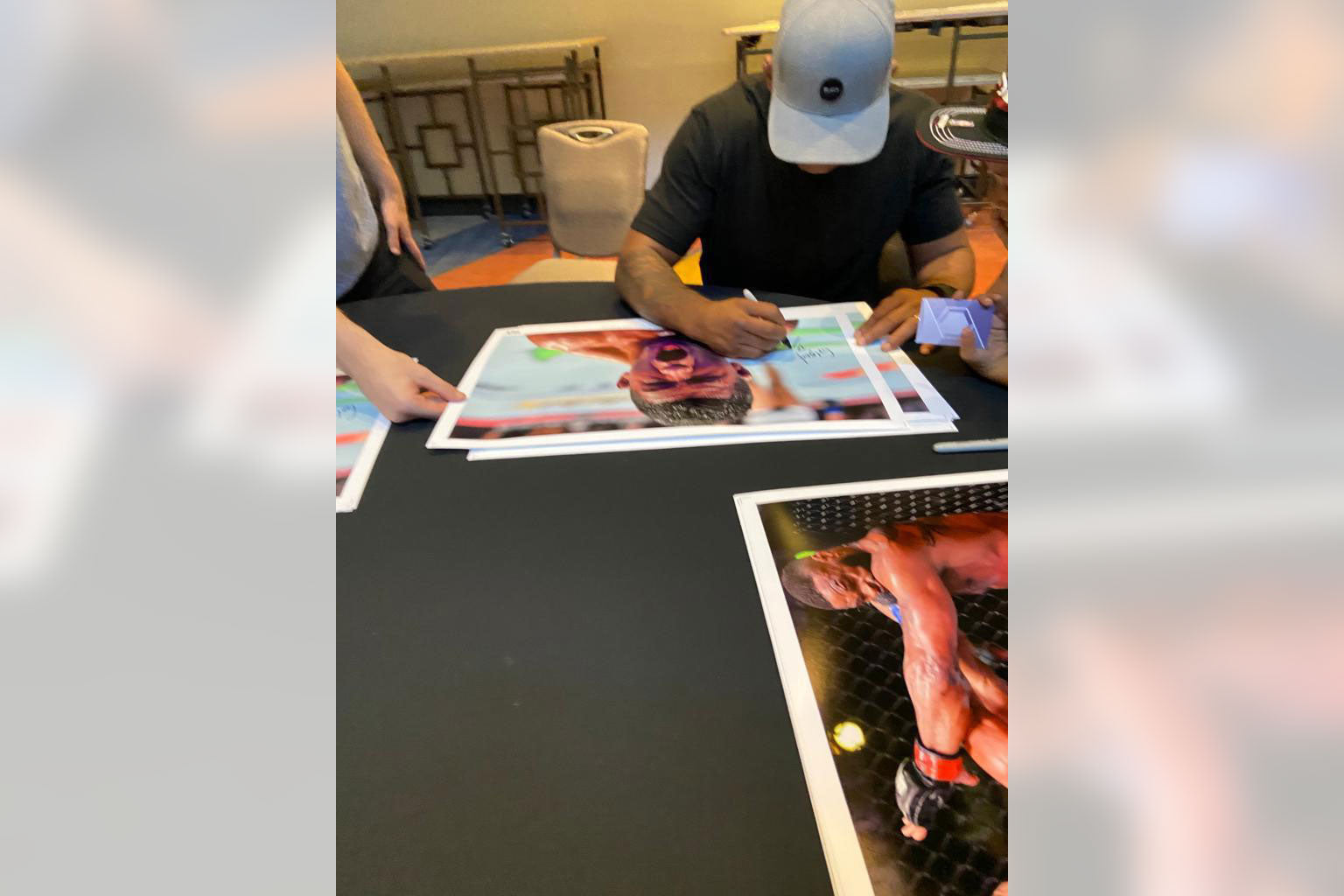 Gilbert Burns Signed Photo – UFC 264