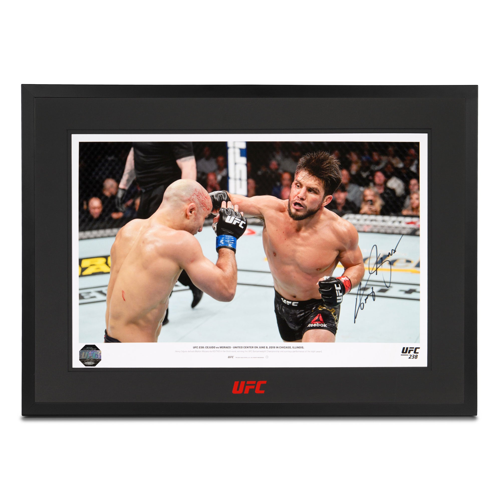 Henry Cejudo Framed Signed Photo UFC 238