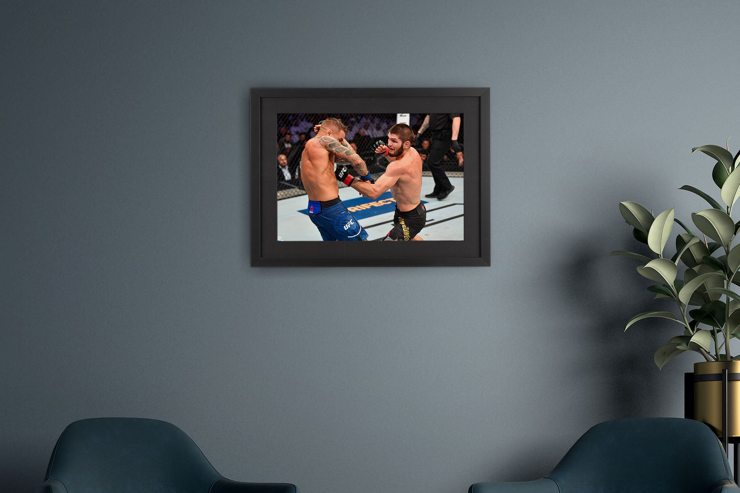 Khabib Framed Photo - UFC 242: Khabib vs Poirier