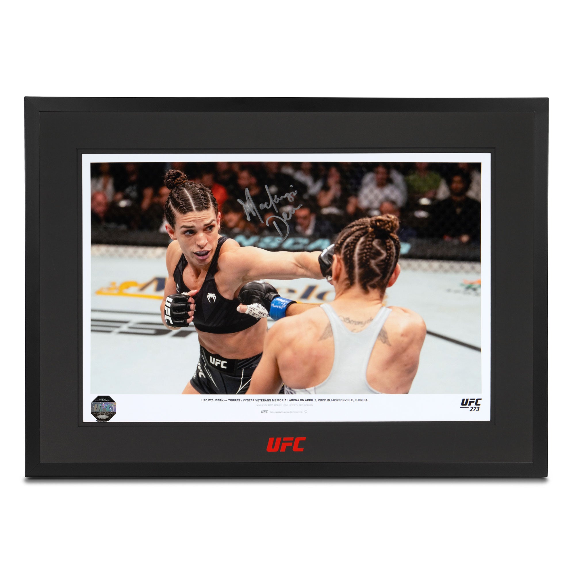 Mackenzie Dern signed photo