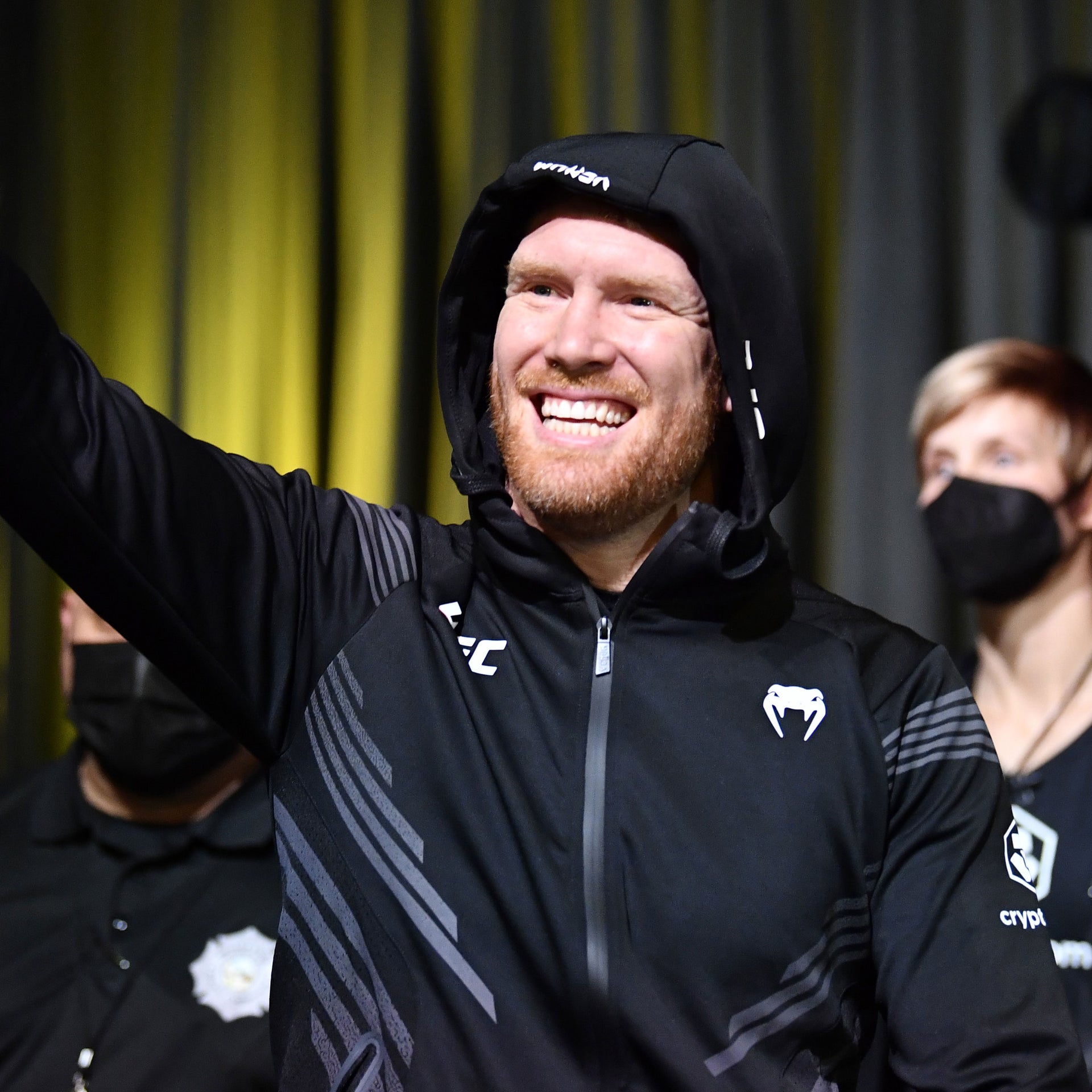 Framed Sam Alvey Signed Fight Issued Jersey UFC Fight Night: Hermansson vs Strickland