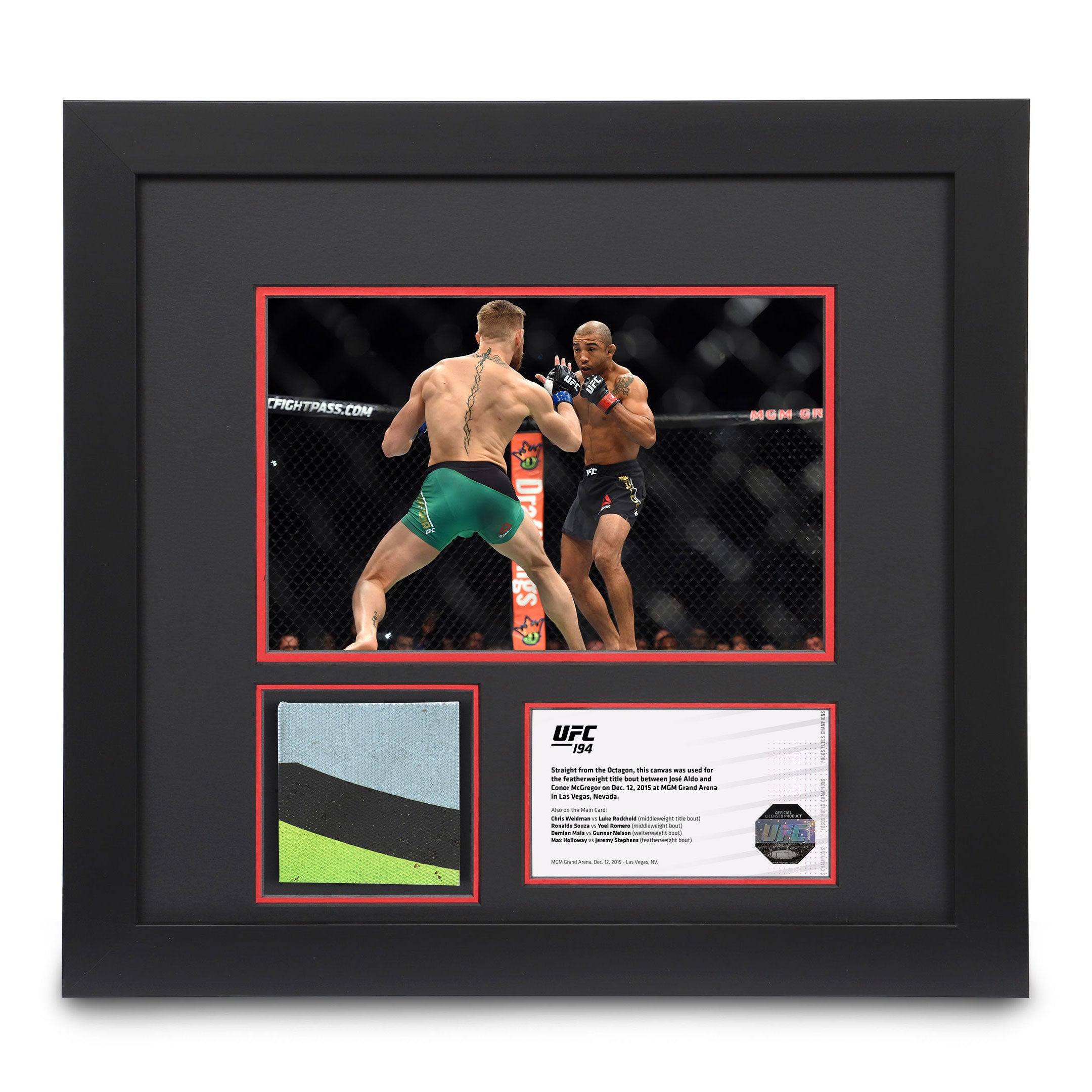 Canvas & Photo from the Jose Aldo vs Conor McGregor UFC 194 event