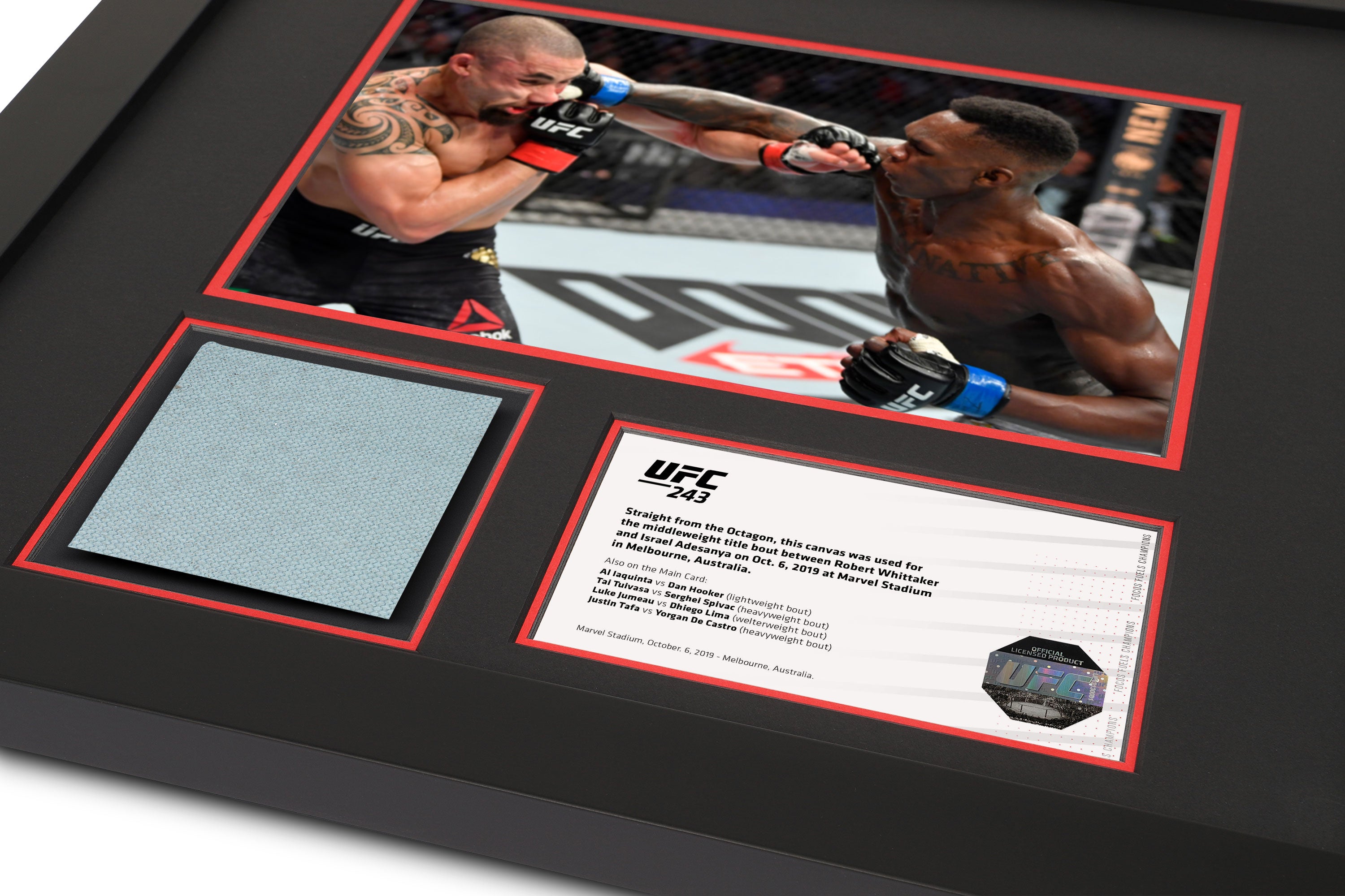 UFC 243: Whittaker vs Adesanya Canvas & Photo - Whittaker vs. Adesanya