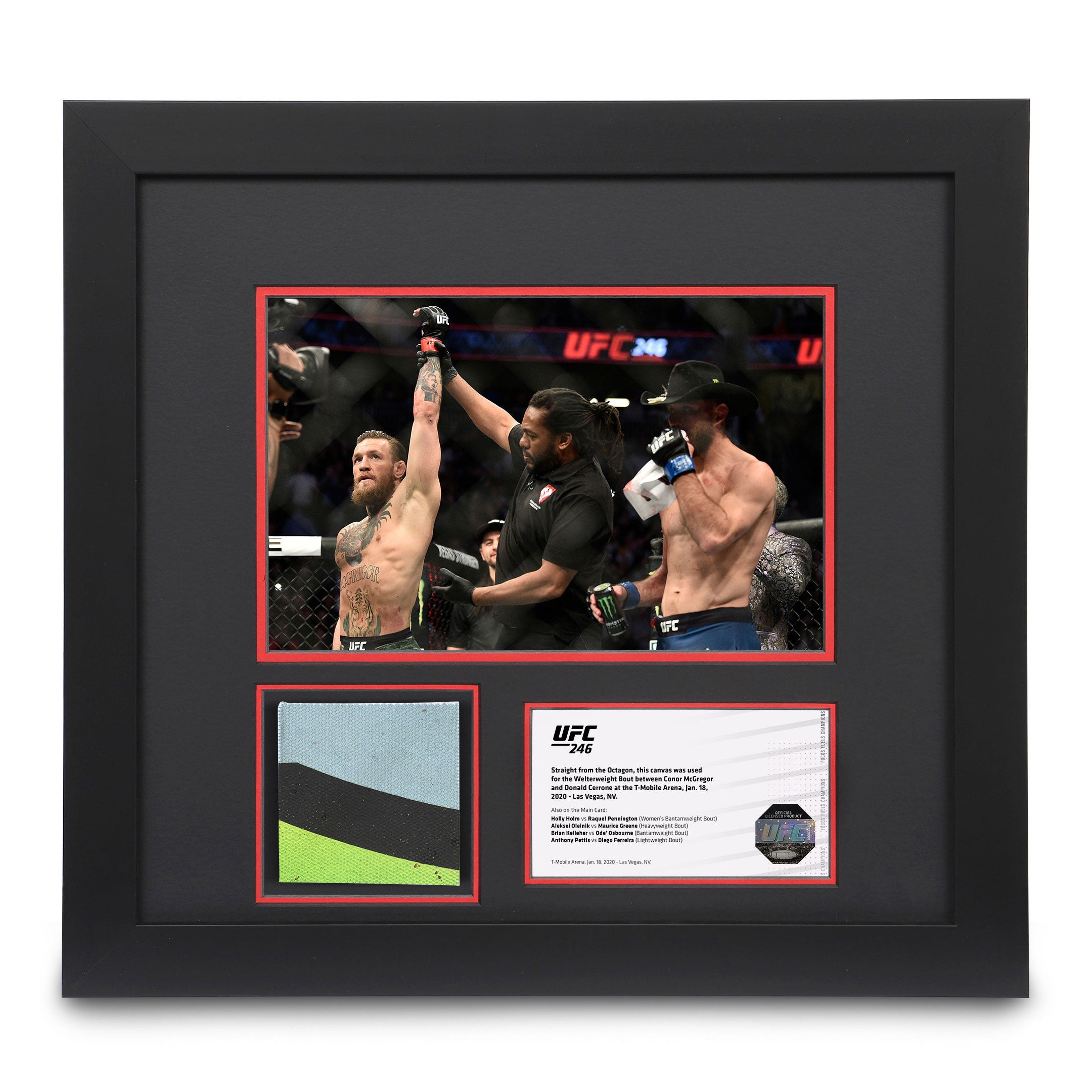 Canvas & Photo from the Cerrone vs McGregor UFC 246 event