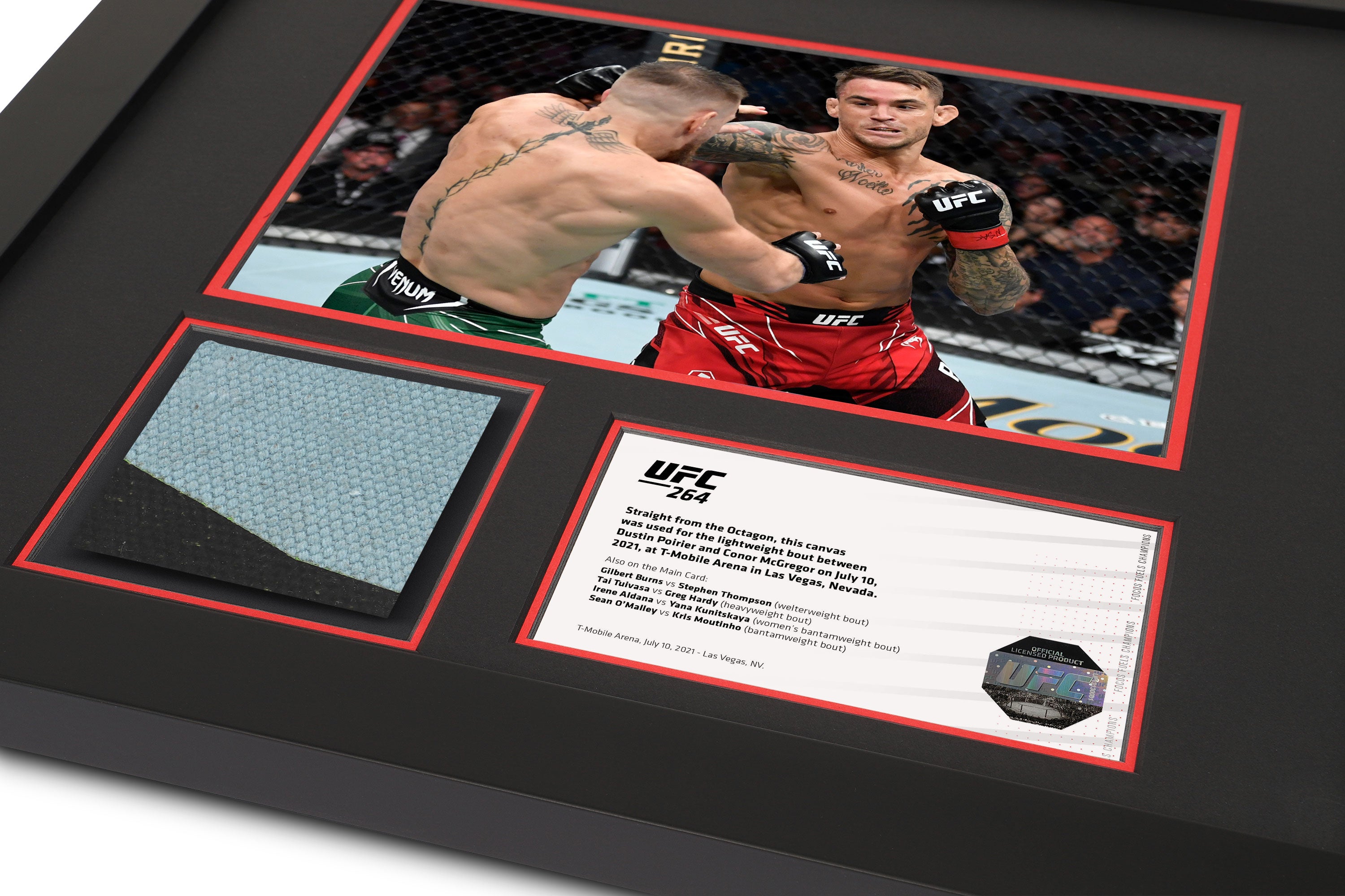 UFC 264: Poirier vs McGregor 3 Canvas & Photo - Poirier Punches