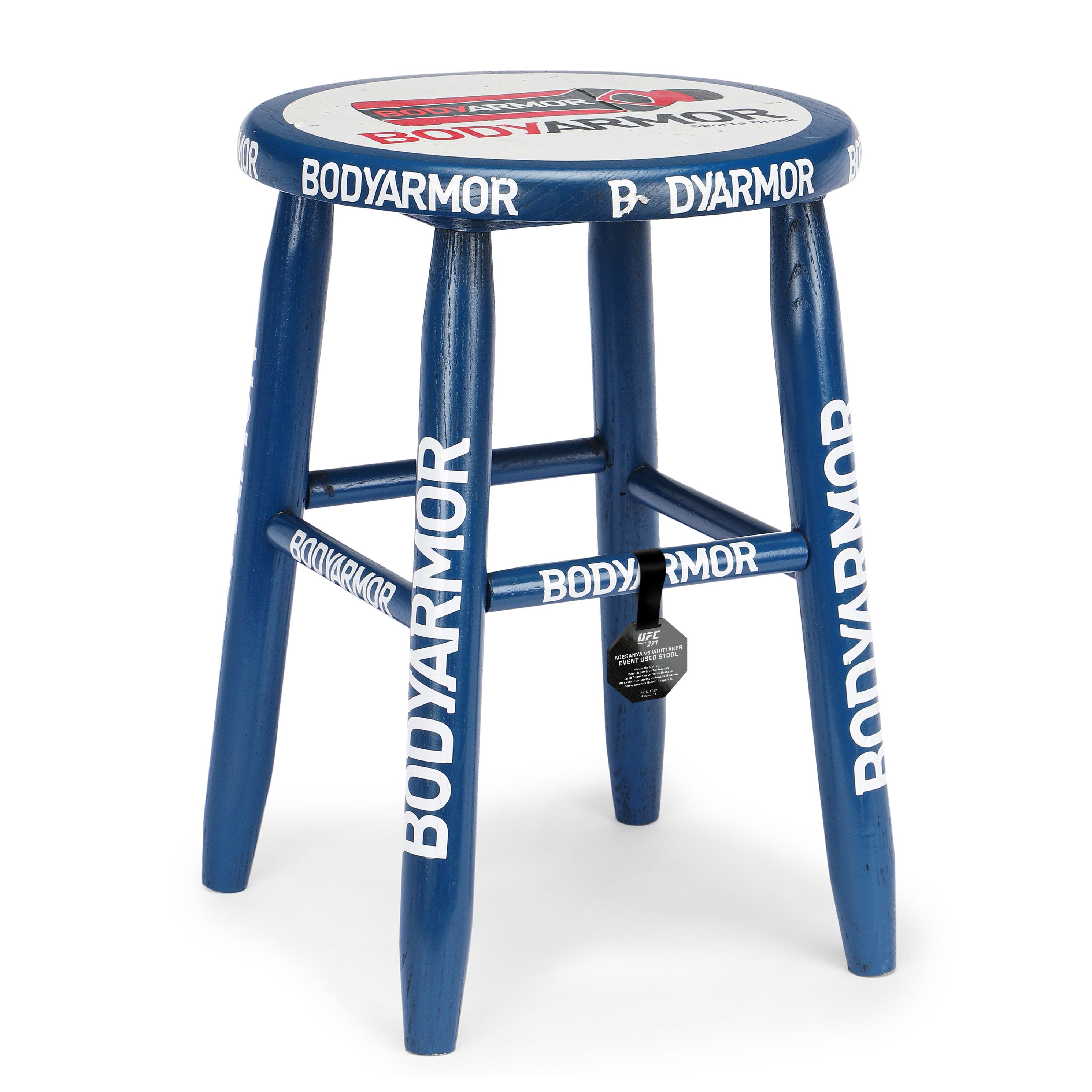 UFC 271 Adesanya vs. Whittaker 2 Event Used Cornerman Stool Blue
