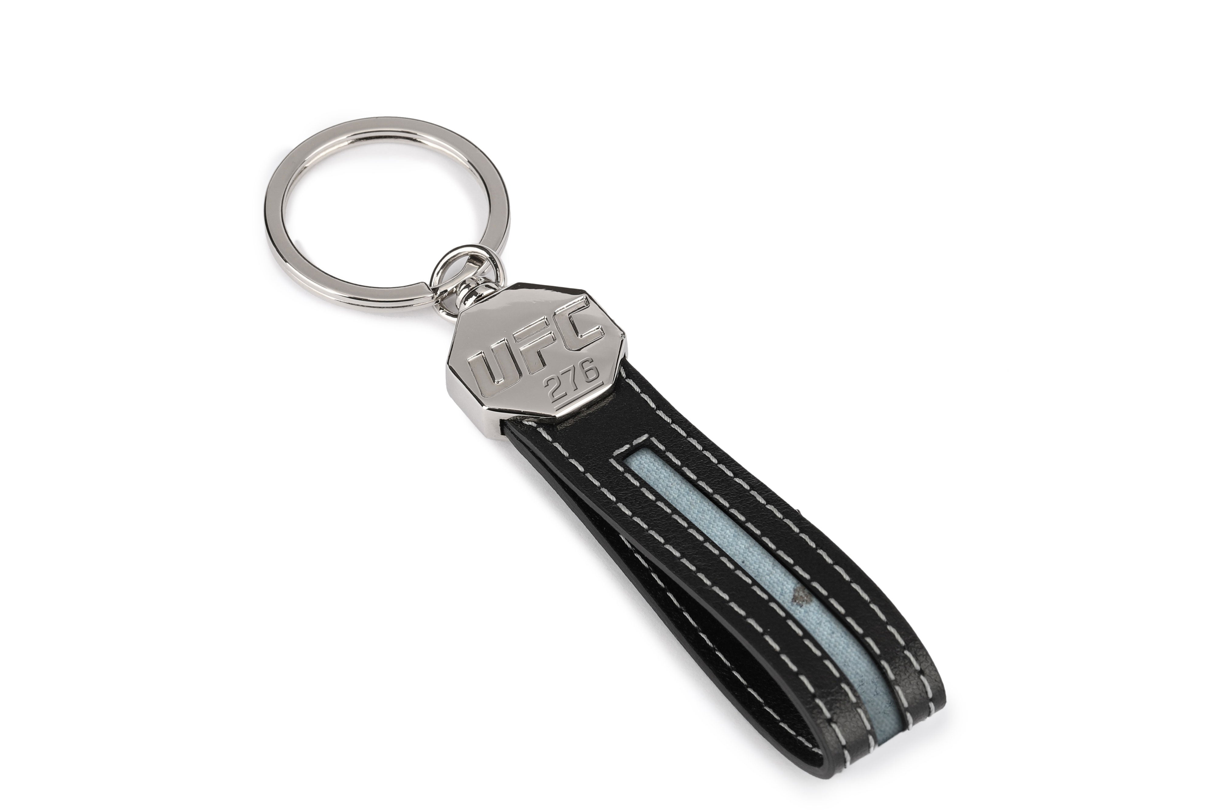 UFC 276: Adesanya vs Cannonier Event Used Canvas Keyring