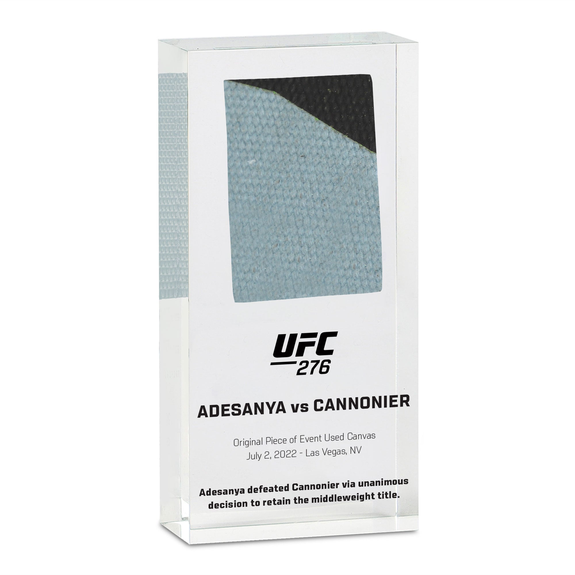 Canvas from the Adesanya vs Cannonier UFC 276 event