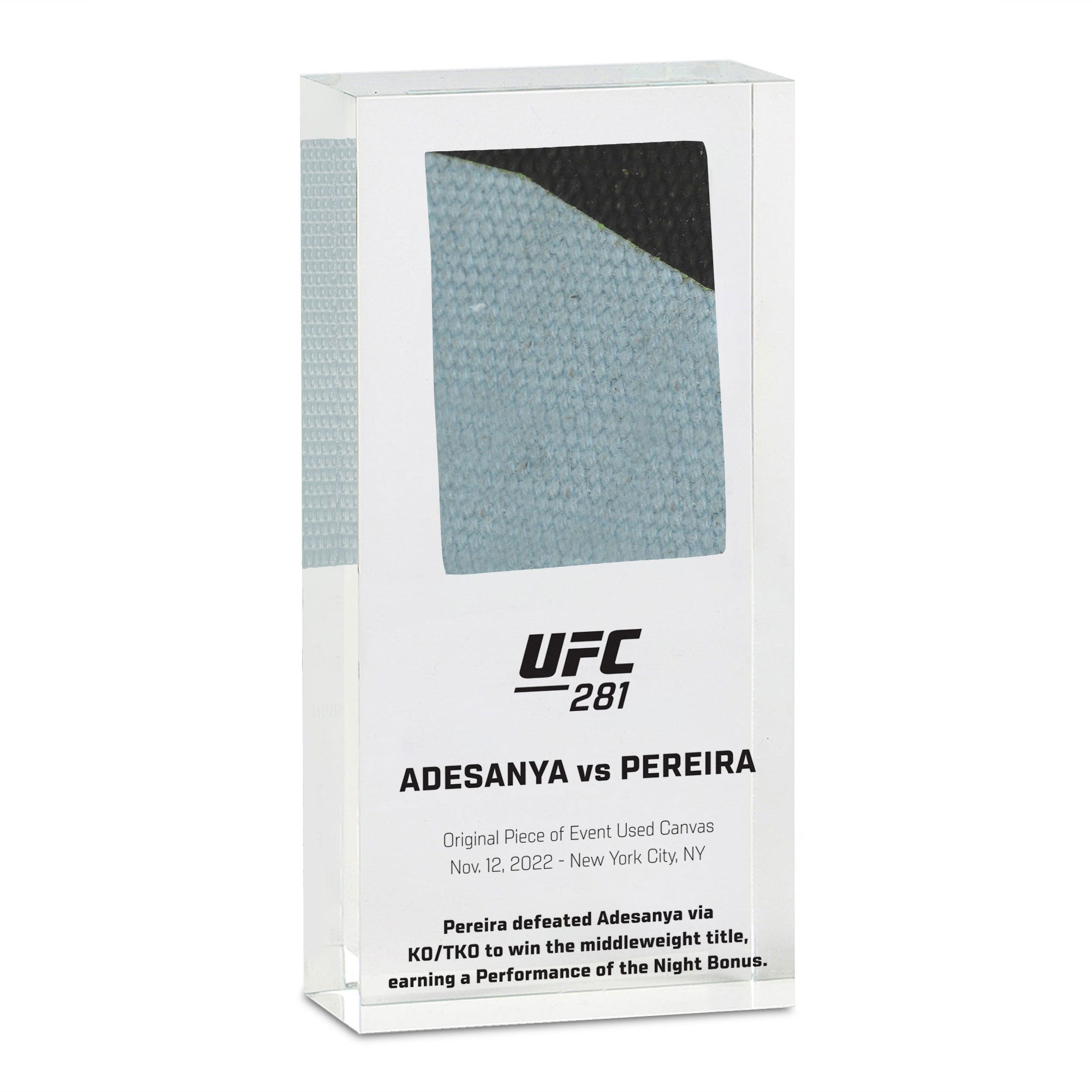 UFC 281: Adesanya vs Pereira Canvas in Acrylic