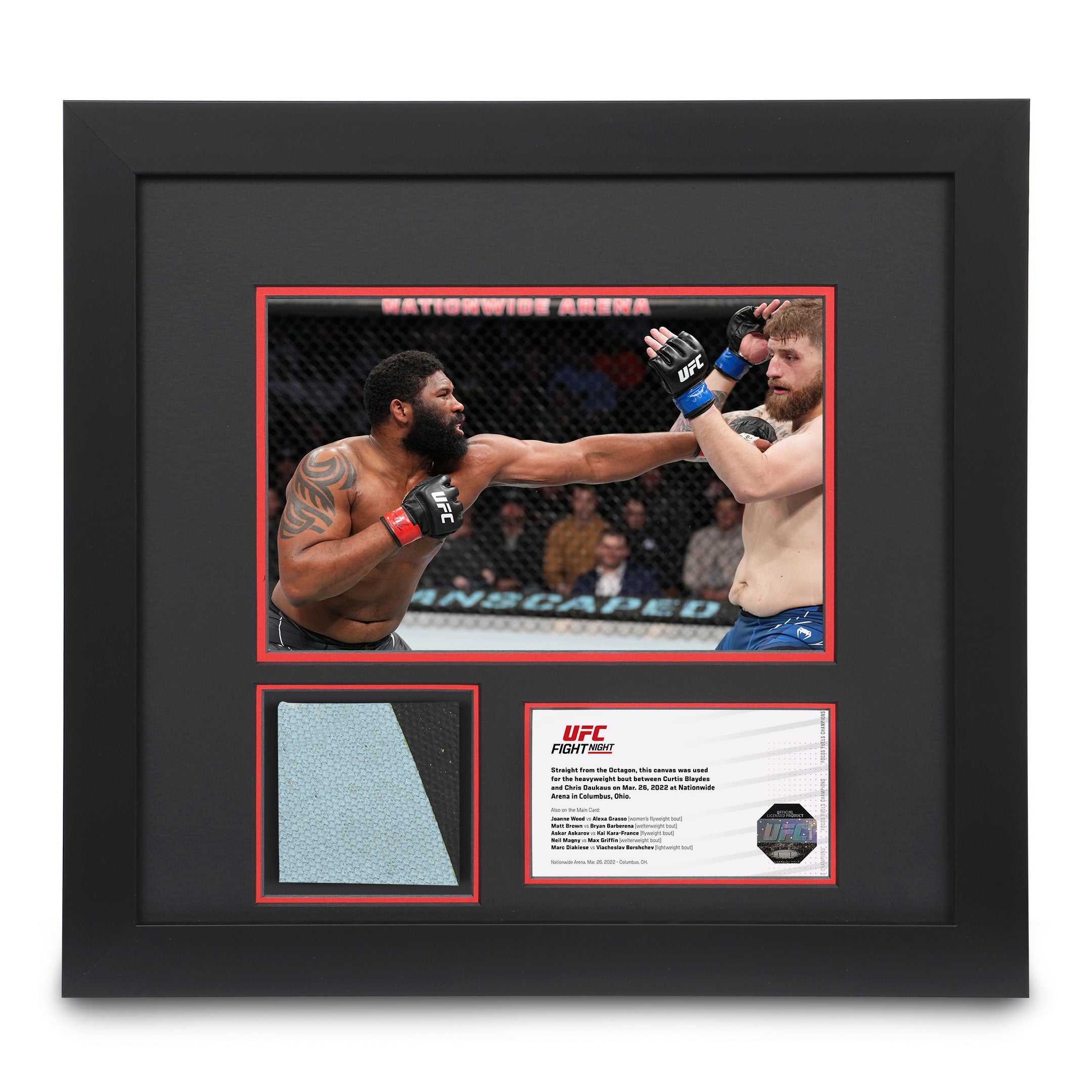 UFC Fight Night: Blaydes vs Daukaus 2022 Canvas & Photo