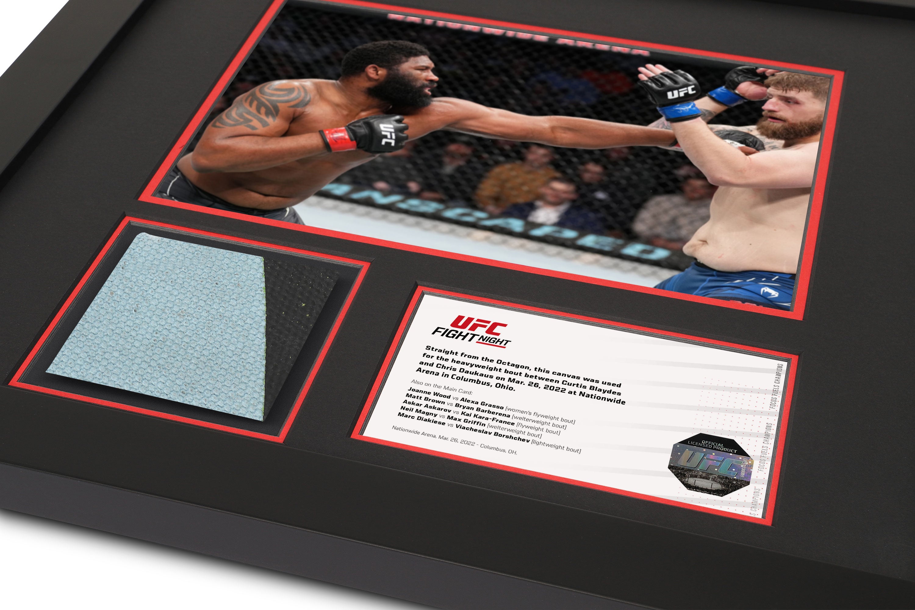 UFC Fight Night: Blaydes vs Daukaus 2022 Canvas & Photo