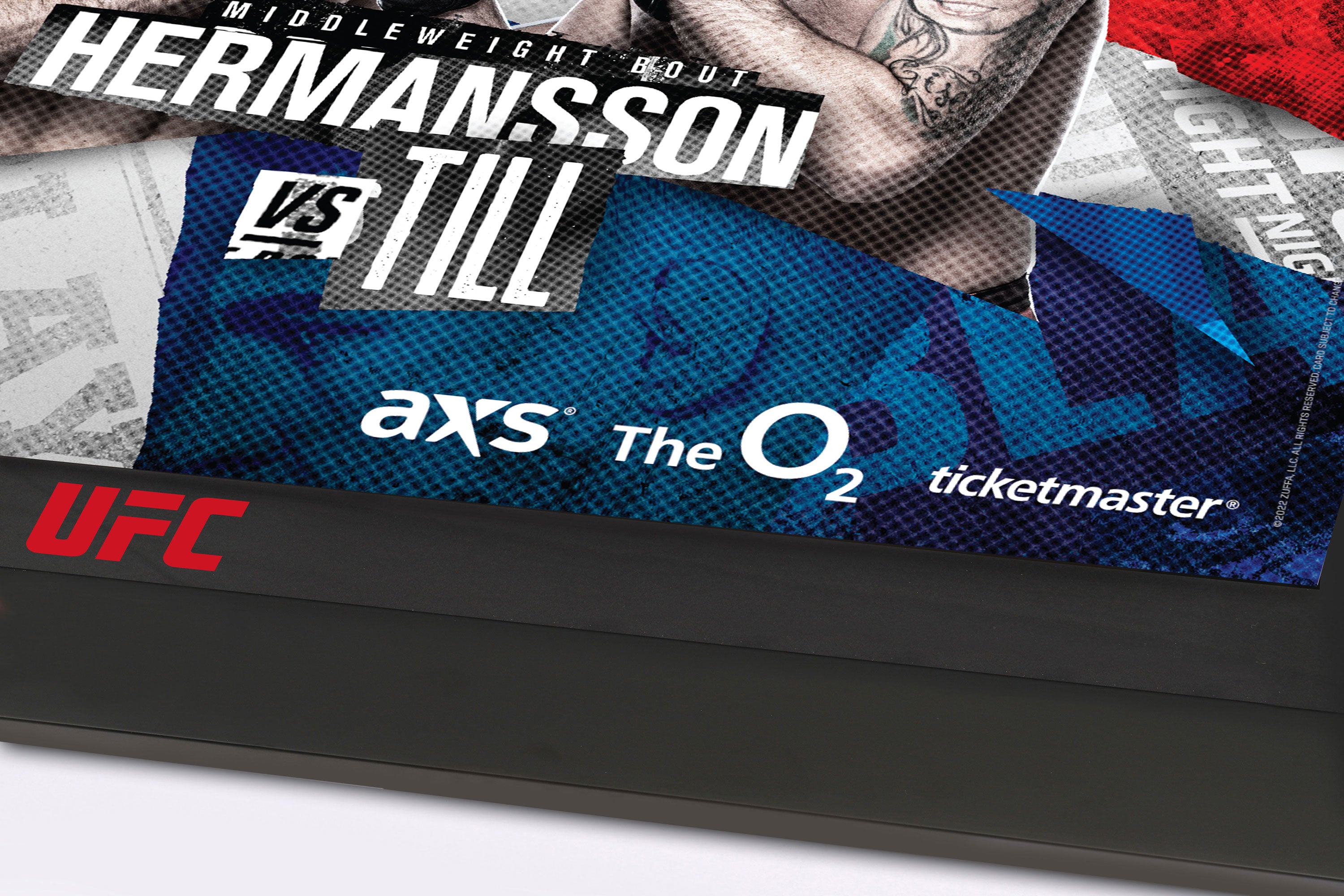 UFC Fight Night Blaydes vs Aspinall event poster
