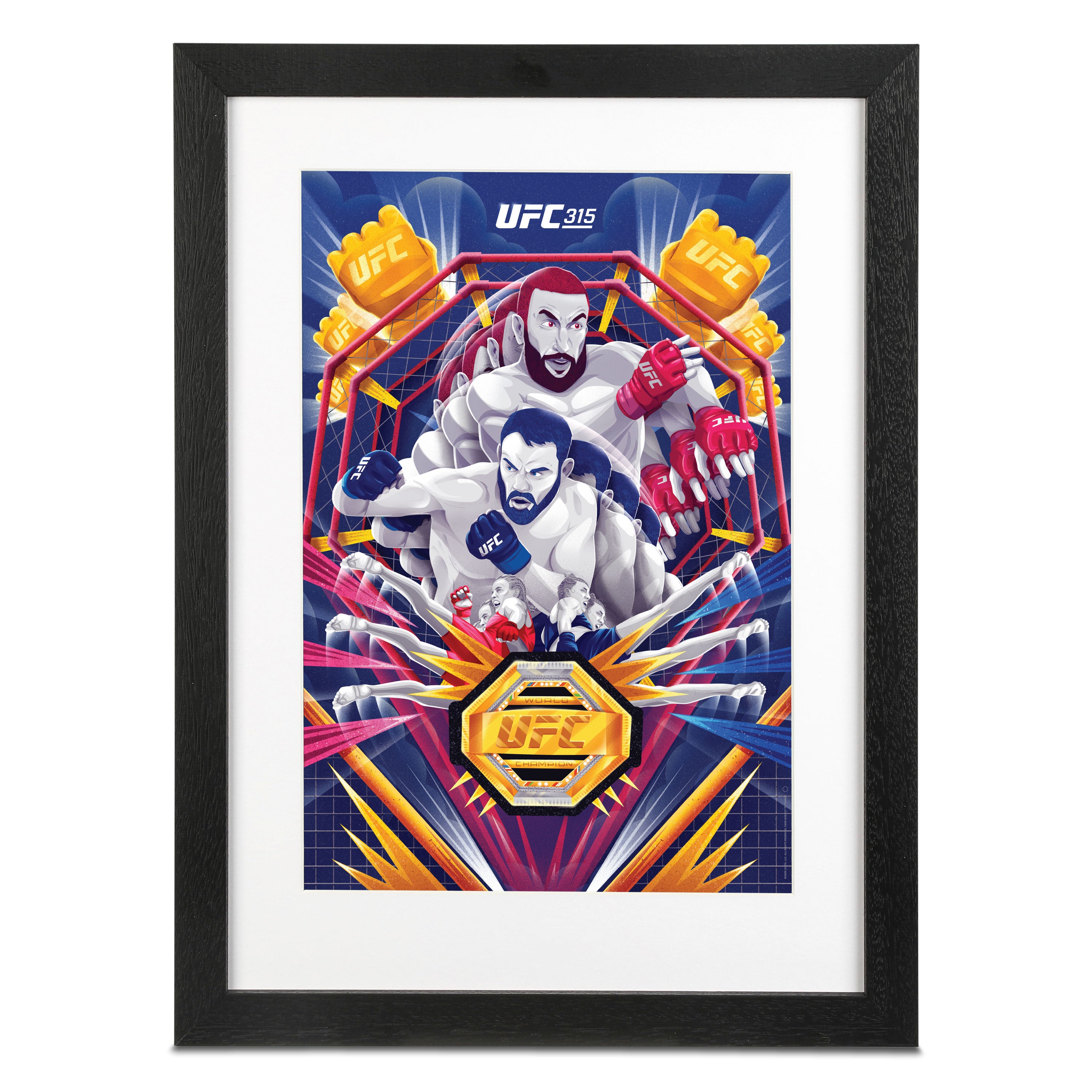 UFC 315: Muhammad vs Della Maddalena Artist Series Print