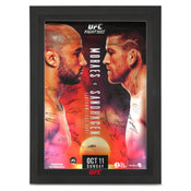 UFC Fight Night: Moraes vs Sandhagen Autographed Event Poster