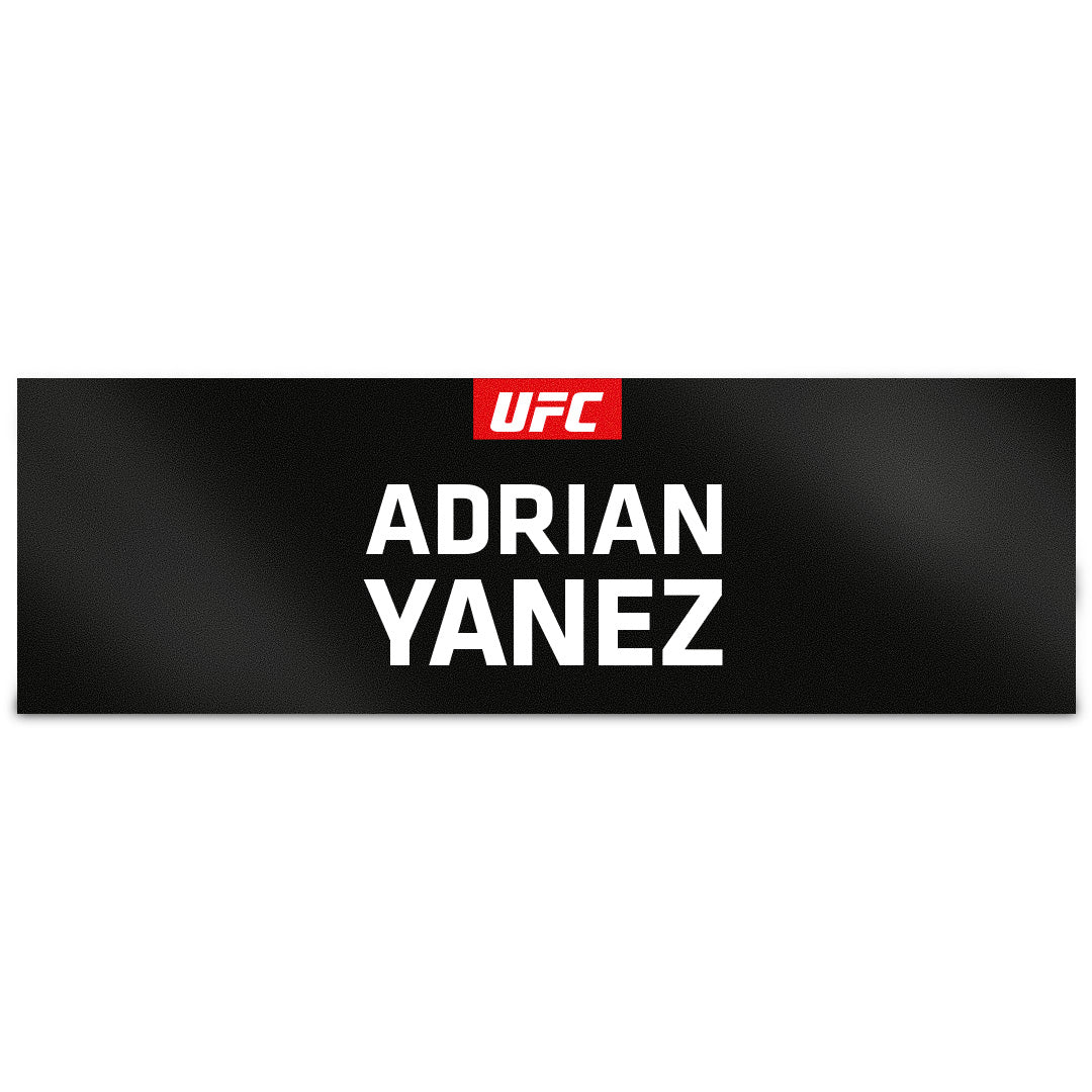 Adrian Yanez Locker Room Name Tag UFC 329: McGregor vs Holloway 2