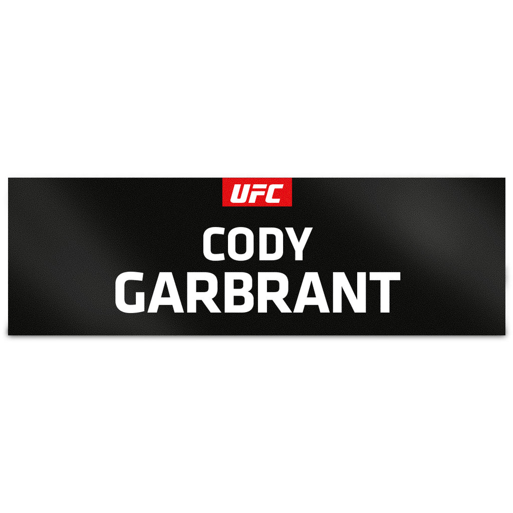 Cody Garbrandt Locker Room Name Tag UFC 329: McGregor vs Holloway 2