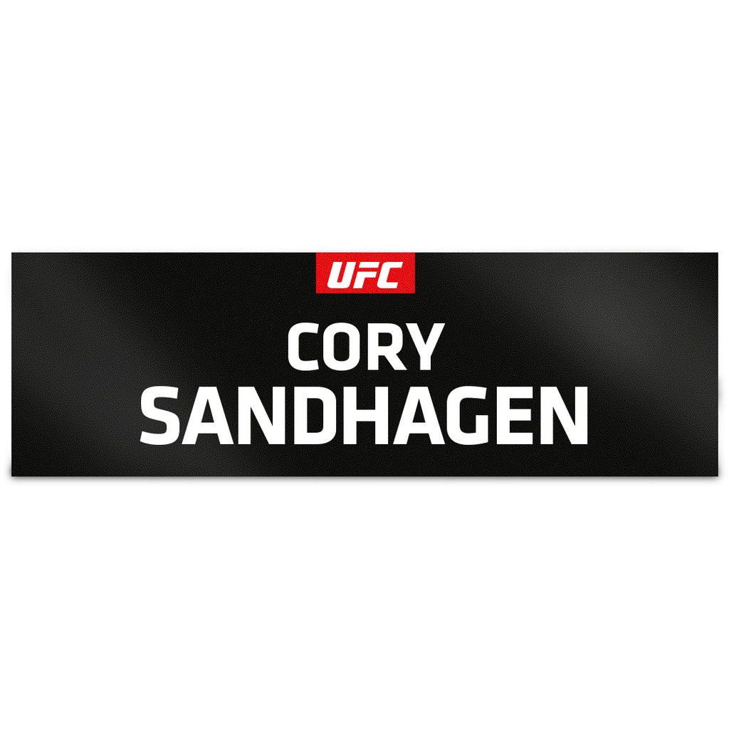Cory Sandhagen Locker Room Name Tag UFC 329: McGregor vs Holloway 2