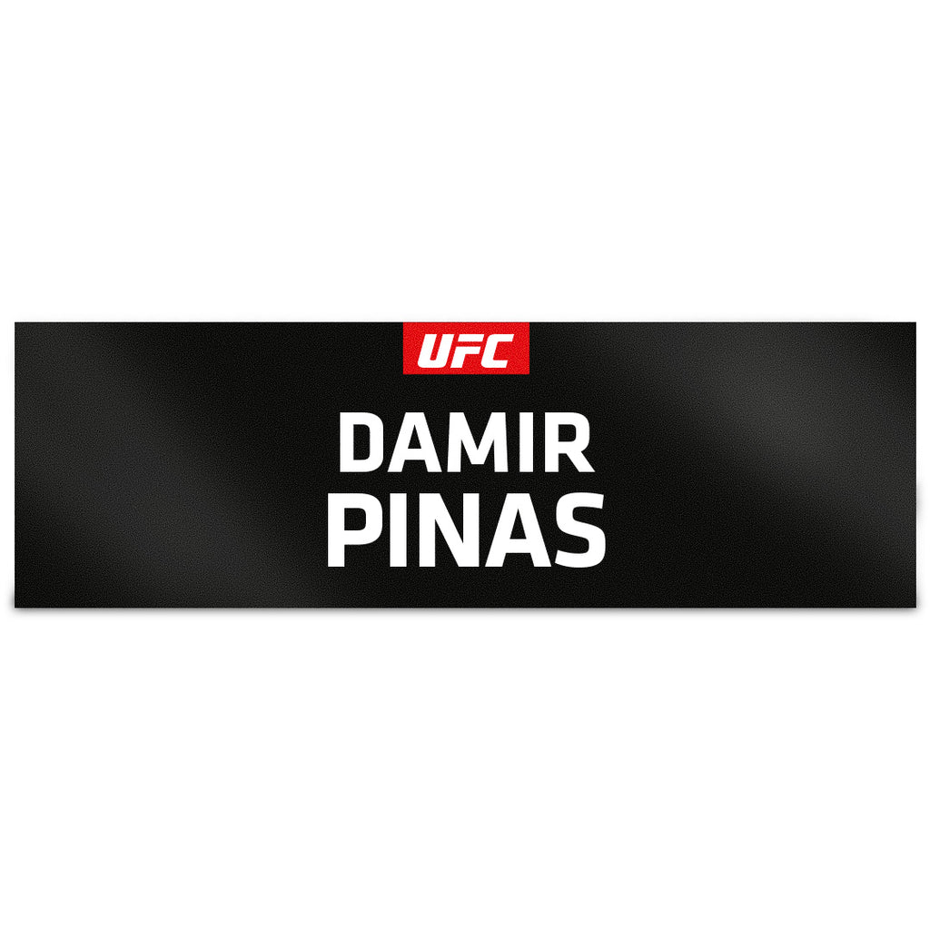 Damir Pinas Locker Room Name Tag UFC 329: McGregor vs Holloway 2