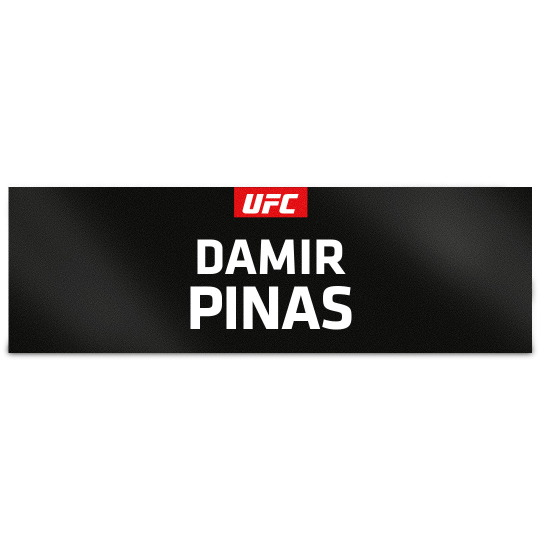 Damir Pinas Locker Room Name Tag UFC 329: McGregor vs Holloway 2