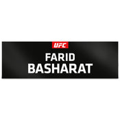 Farid Basharat Locker Room Name Tag UFC 329: McGregor vs Holloway 2