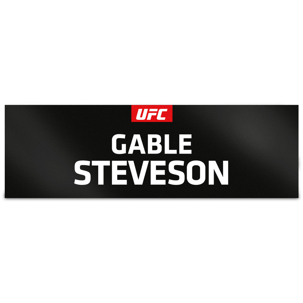Gable Stevenson Locker Room Name Tag UFC 329: McGregor vs Holloway 2