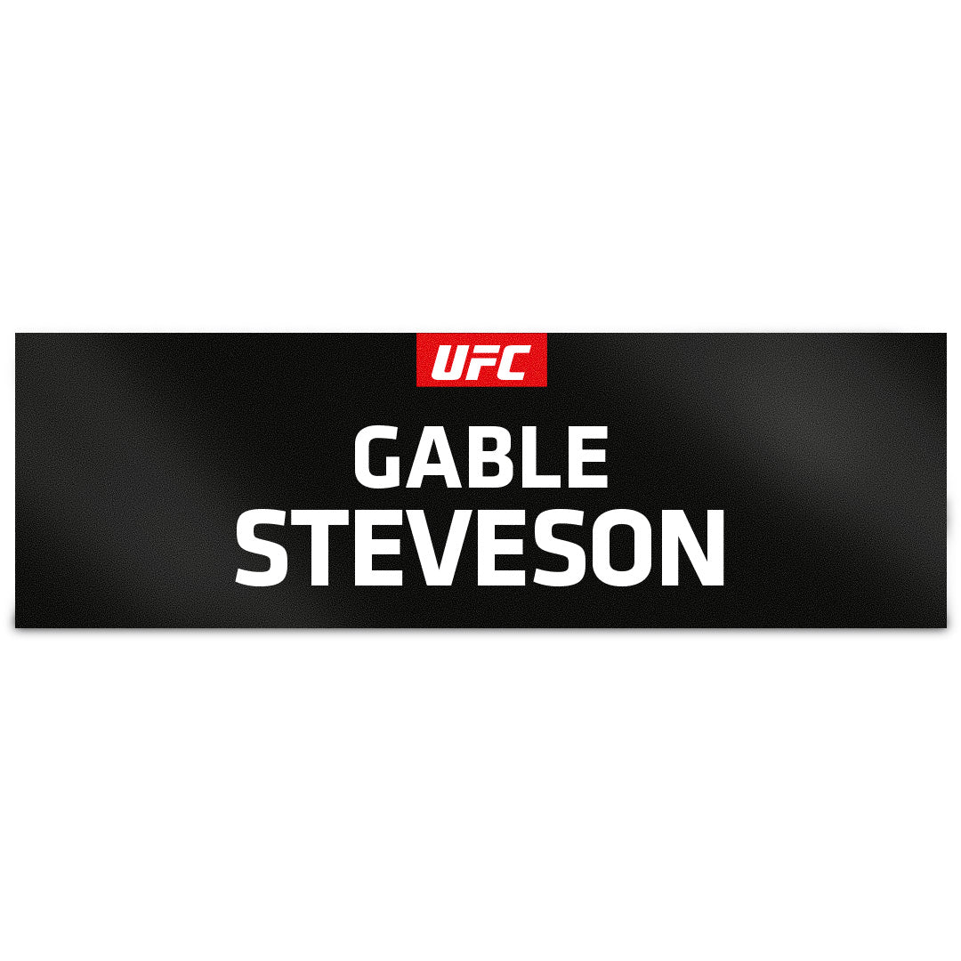 Gable Stevenson Locker Room Name Tag UFC 329: McGregor vs Holloway 2