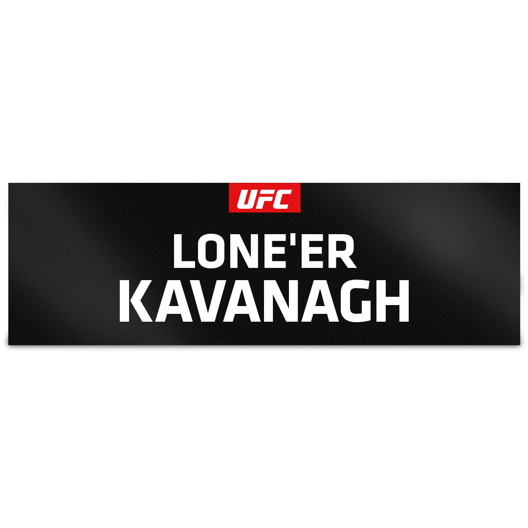 Lone'er Kavanagh Locker Room Name Tag UFC 329: McGregor vs Holloway 2