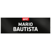 Mario Bautista Locker Room Name Tag UFC 329: McGregor vs Holloway 2