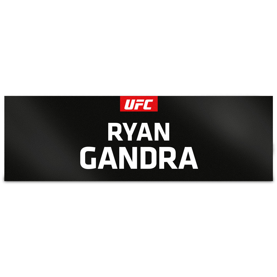 Ryan Gandra Locker Room Name Tag UFC 329: McGregor vs Holloway 2