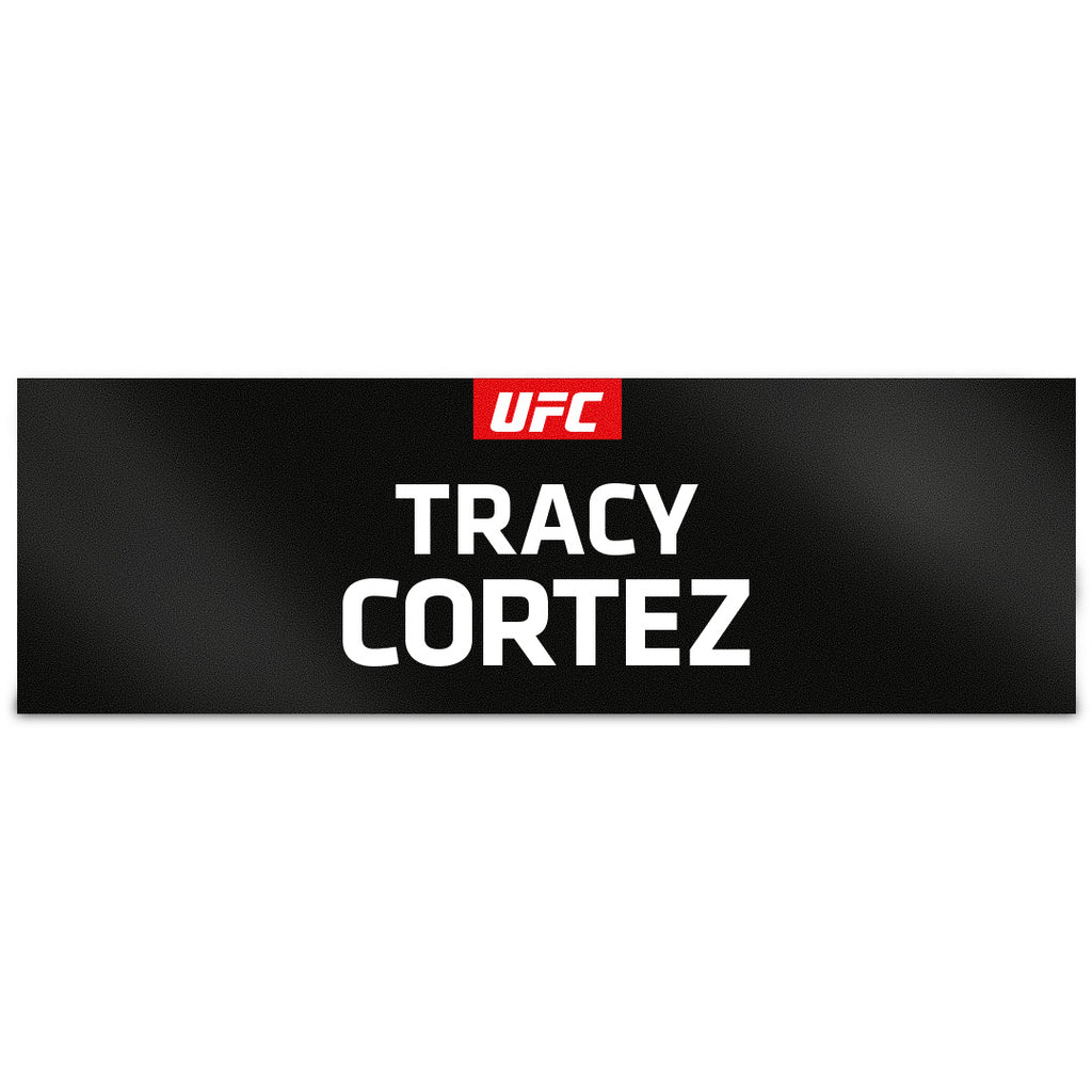 Tracy Cortez Locker Room Name Tag UFC 329: McGregor vs Holloway 2