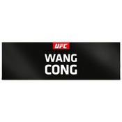 Wang Cong Locker Room Name Tag UFC 329: McGregor vs Holloway 2