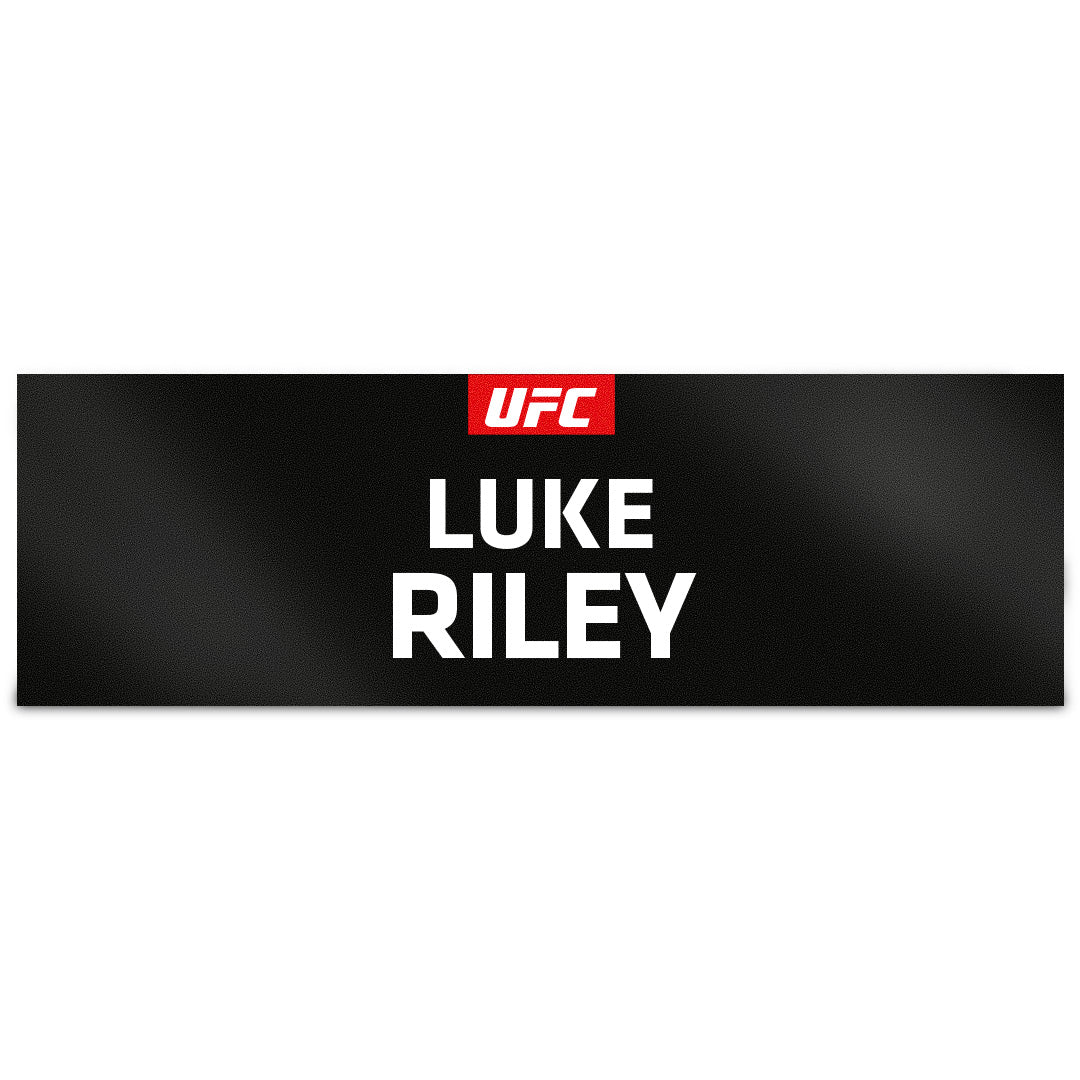 Luke Riley Locker Room Name Tag UFC 329: McGregor vs Holloway 2