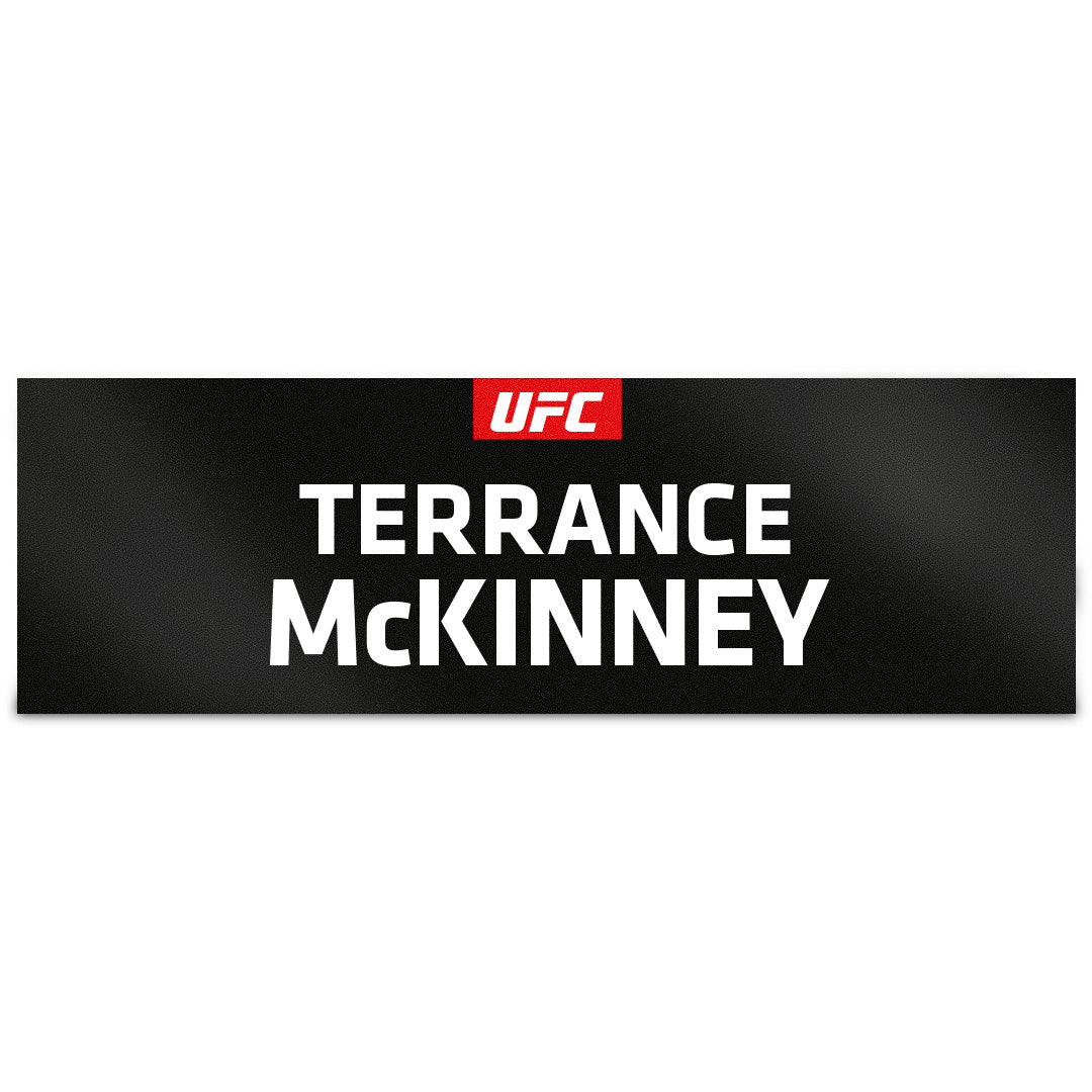 Terrance McKinney Locker Room Name Tag UFC 329: McGregor vs Holloway 2