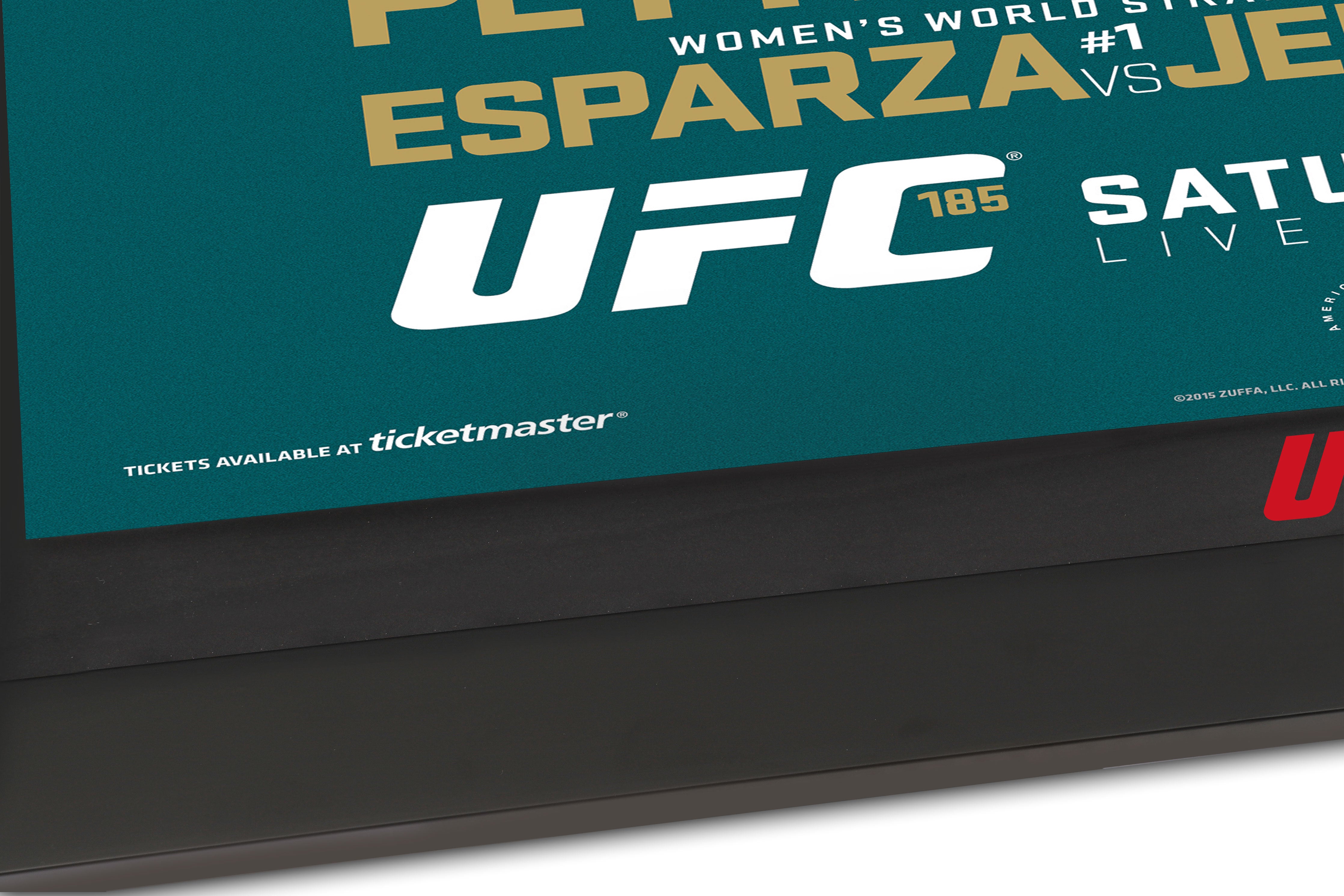 UFC 185: Pettis vs Dos Anjos Signed Event Poster