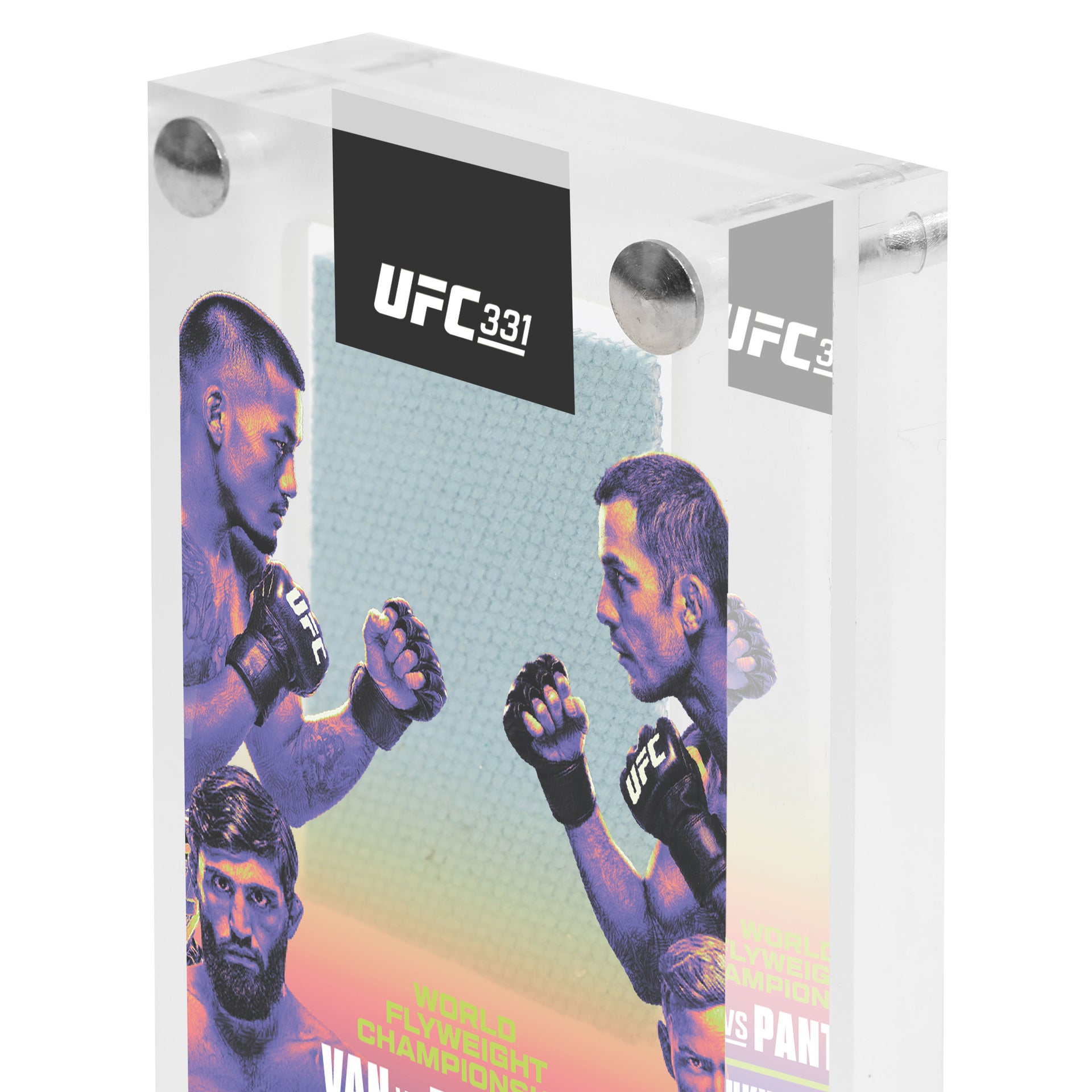 Crypto.com UFC 331: Van vs Pantoja 2 Canvas in Acrylic