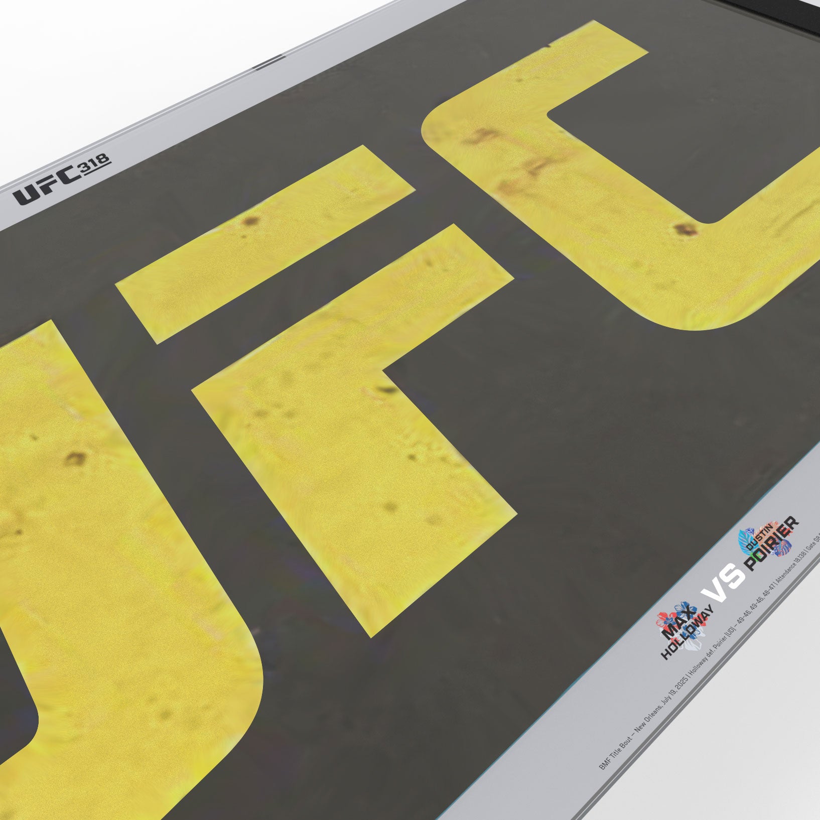 UFC 318 Canvas Logo Coffee Table