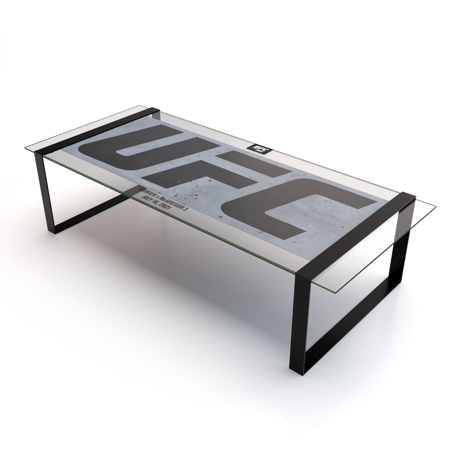 UFC 264: Poirier vs McGregor 3 Logo Canvas Coffee Table