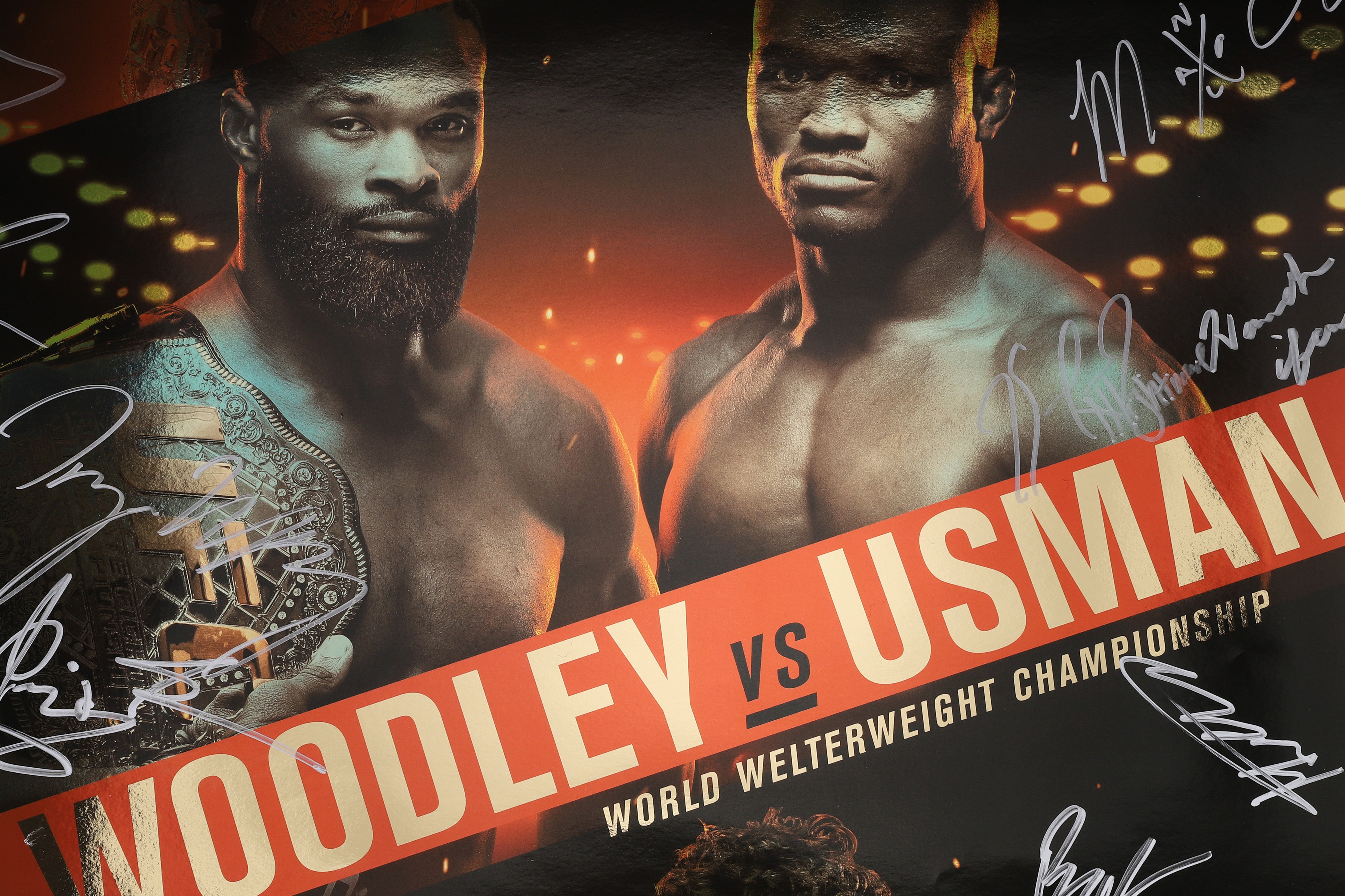 UFC 235: Jones Vs. Smith Autographed Event Poster