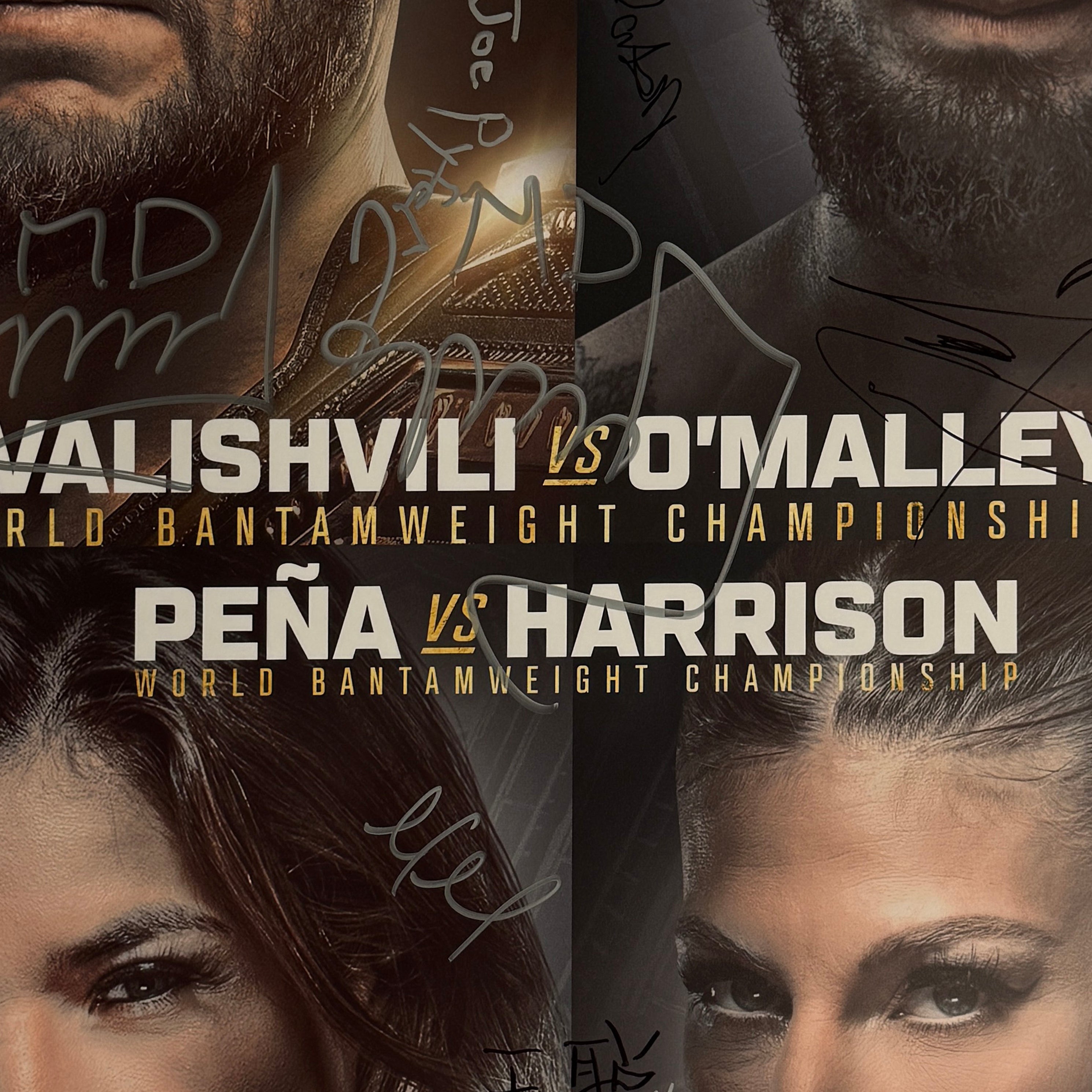 UFC 316: Dvalishvili vs O’Malley 2 Autographed Event Poster