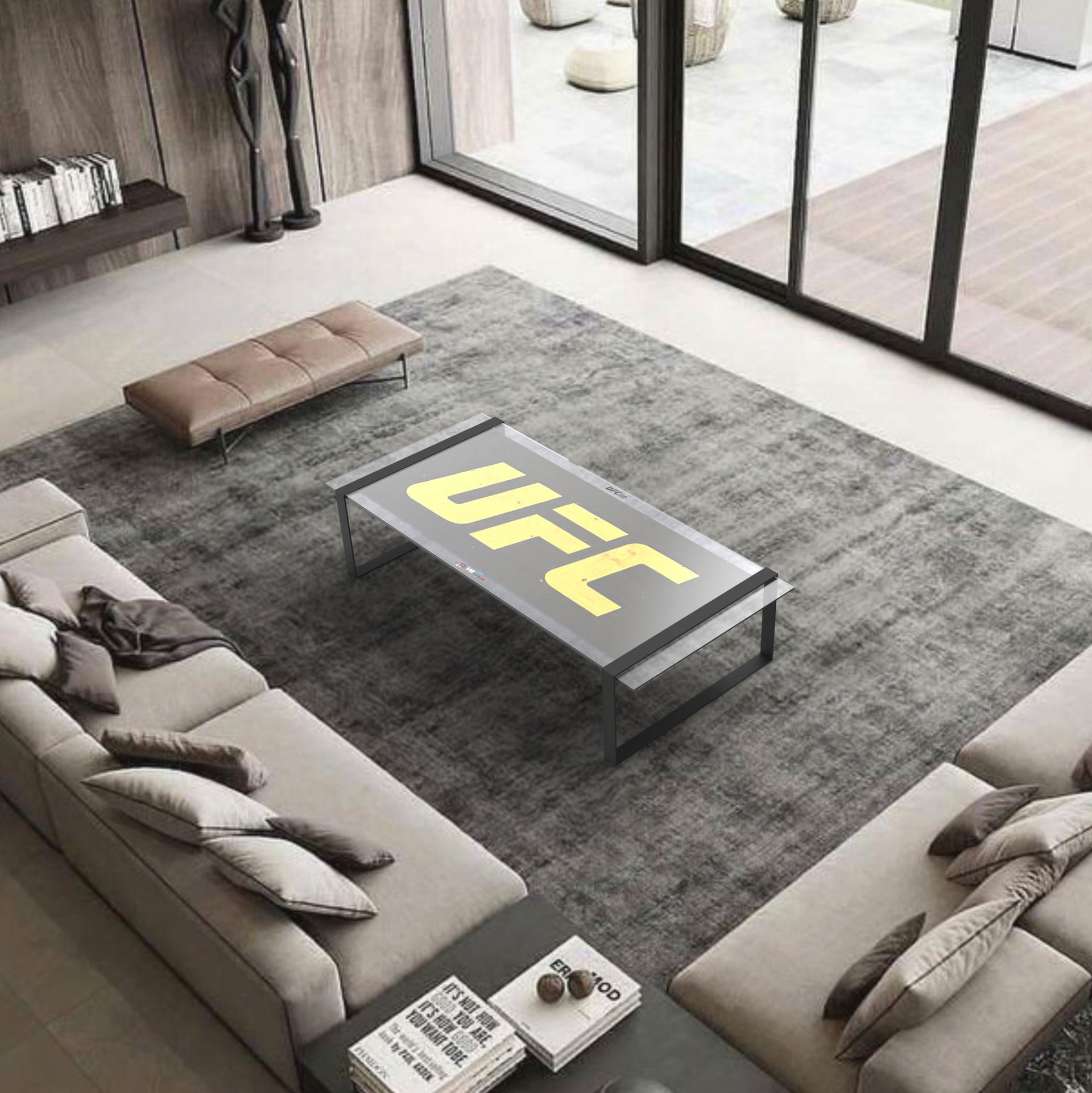 UFC 318 Canvas Logo Coffee Table