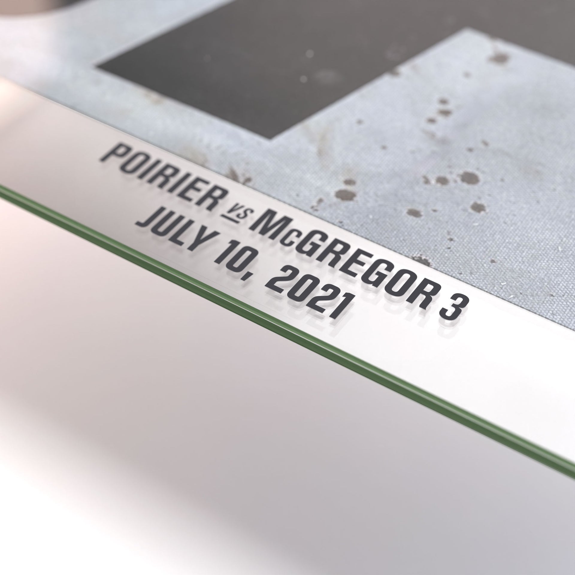 UFC 264: Poirier vs McGregor 3 Logo Canvas Coffee Table