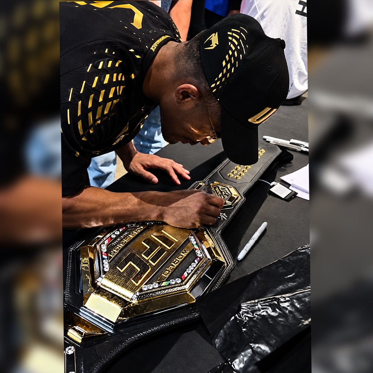 Joshua Van Signed UFC Legacy Championship Replica Belt