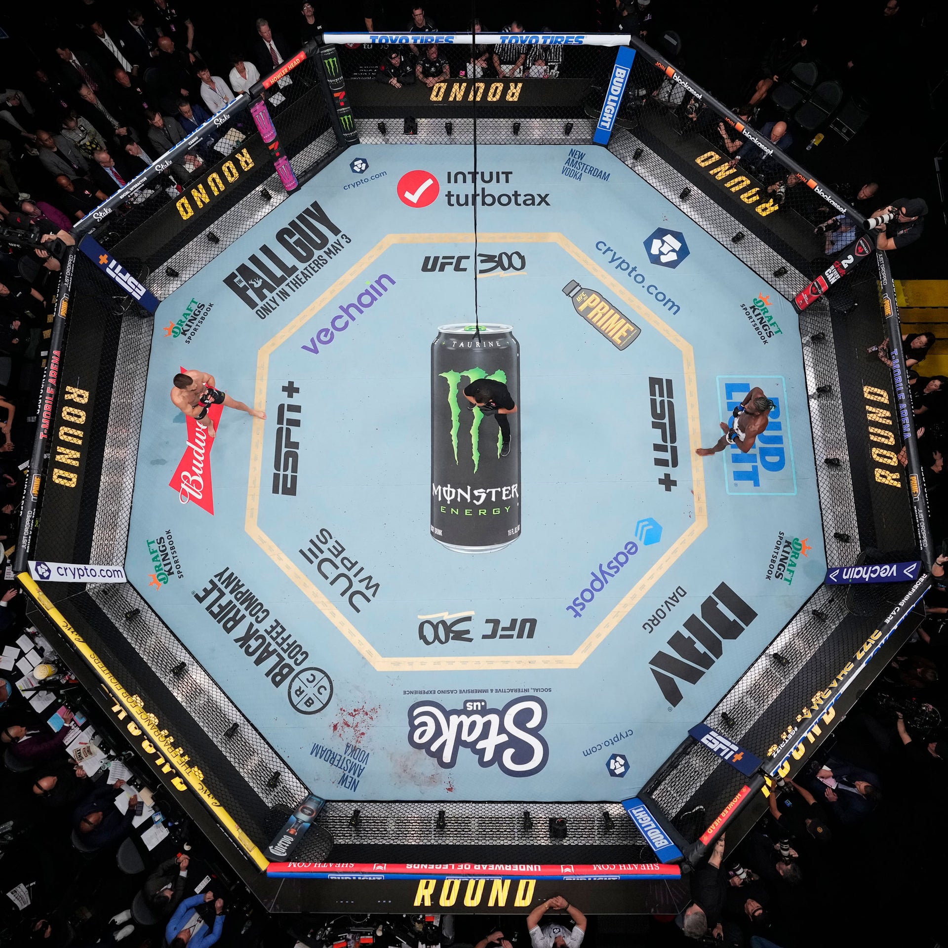 UFC 300: Pereira vs Hill Logo Canvas Coffee Table