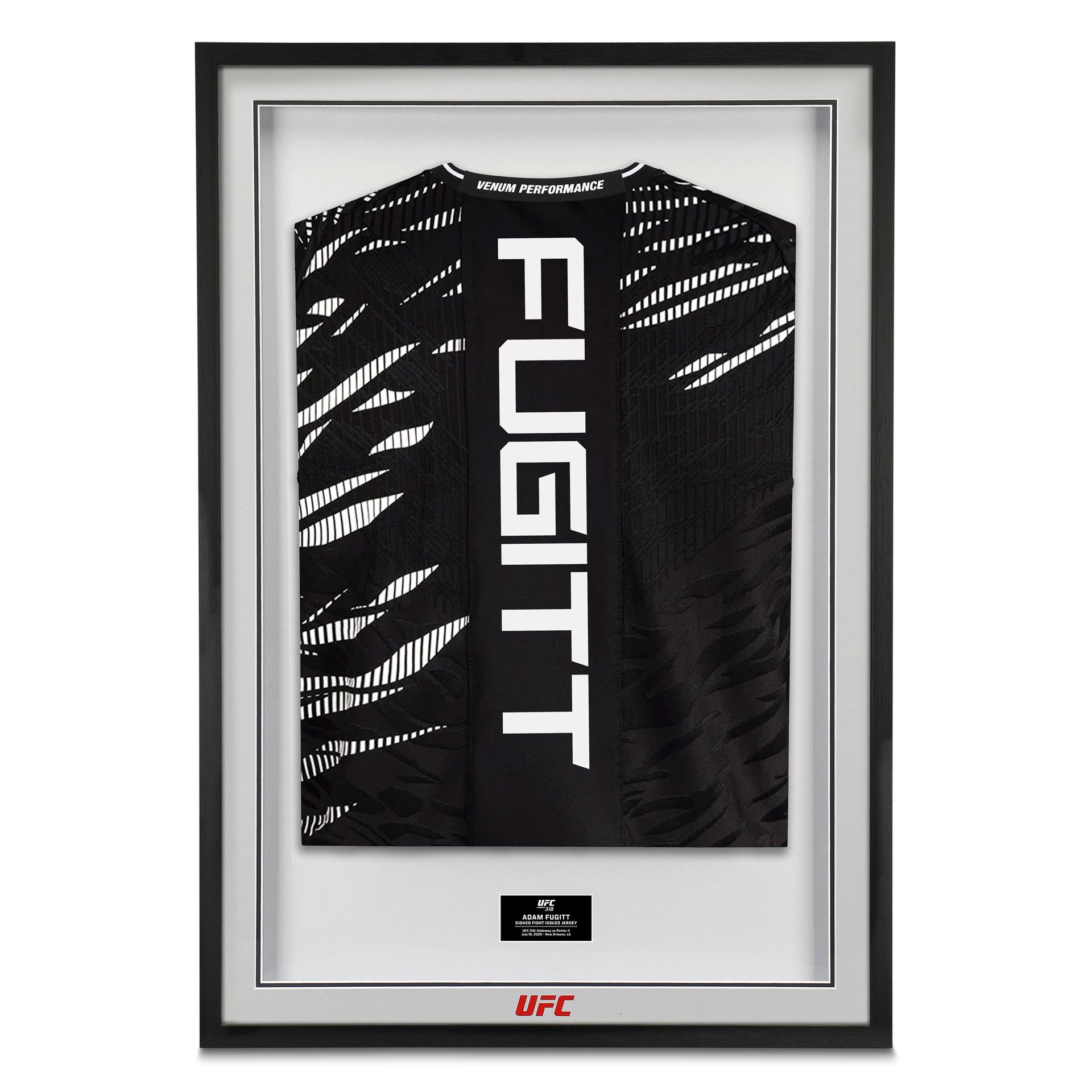 Adam Fugitt Signed 1-of-1 Fight Worn Jersey UFC 318: Holloway vs Poirier 3