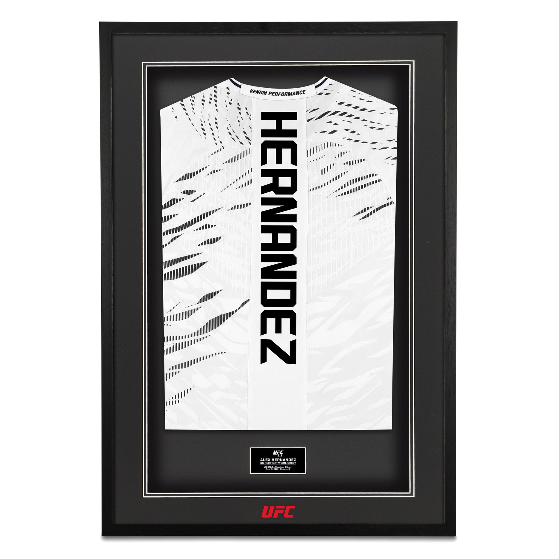 Alex Hernandez Signed 1-of-1 Fight Issued Jersey UFC 319: Du Plessis vs Chimaev