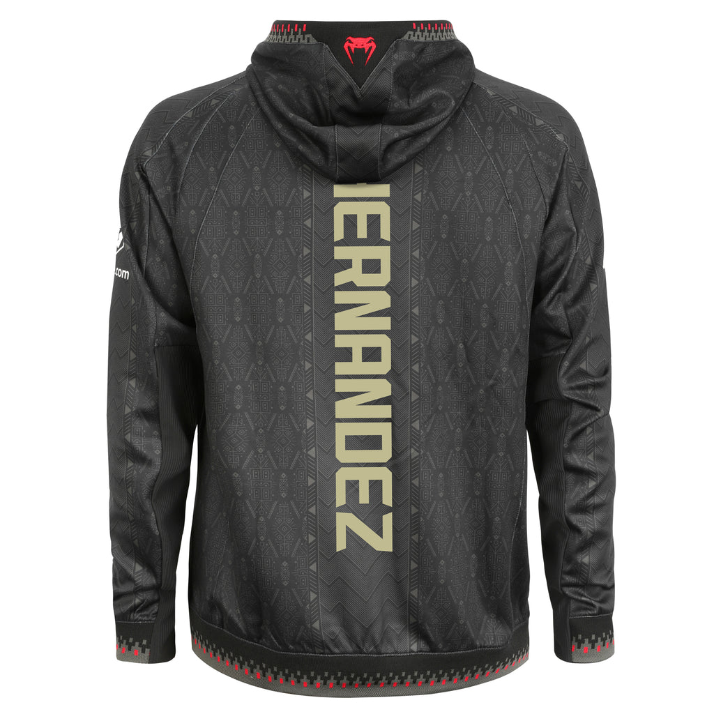 Alexander Hernandez Signed 1-of-1 Fight Worn Hoodie Noche UFC: Lopes vs Silva
