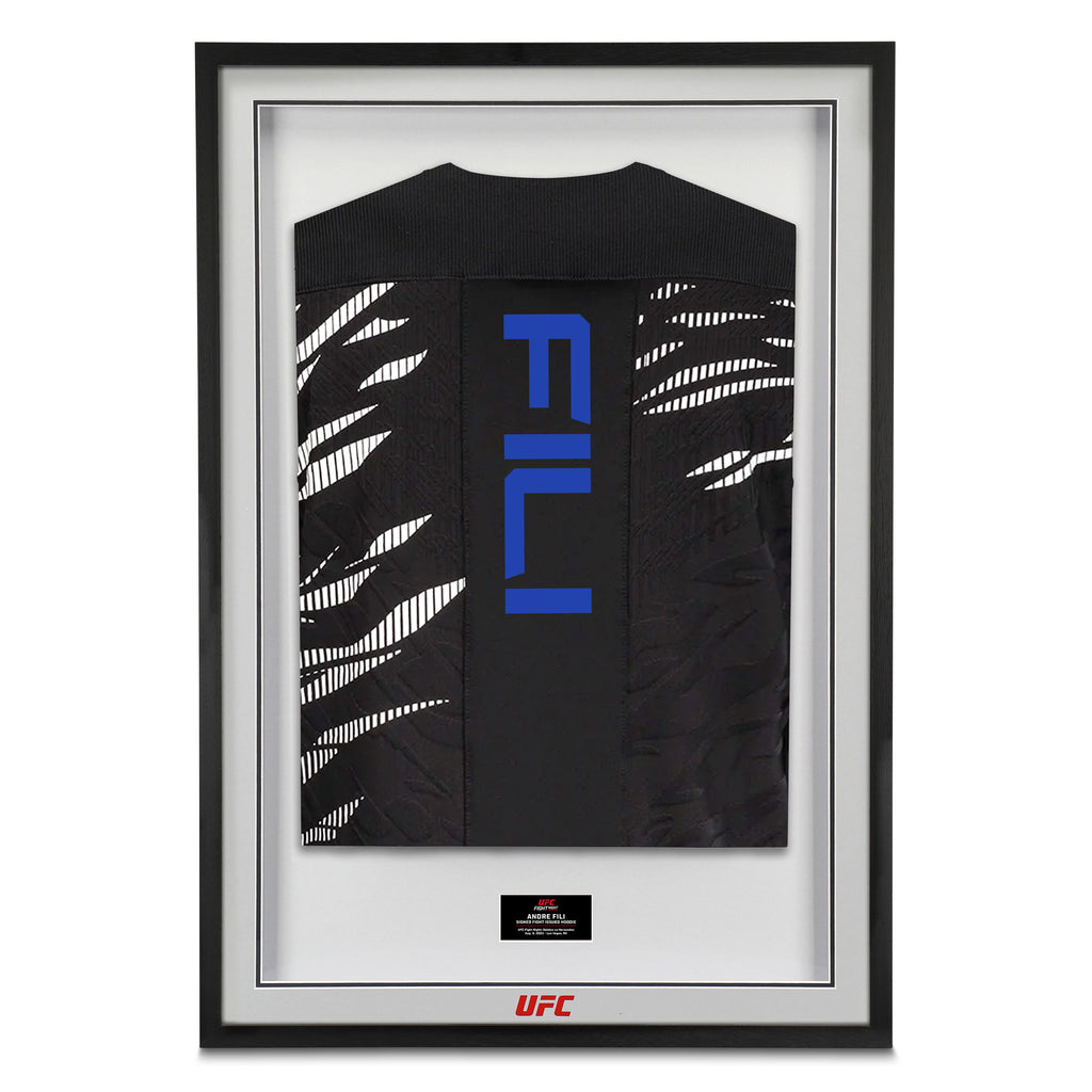 Andre Fili Signed 1-of-1 Fight Worn Hoodie UFC Fight Night: Dolidze vs Hernandez